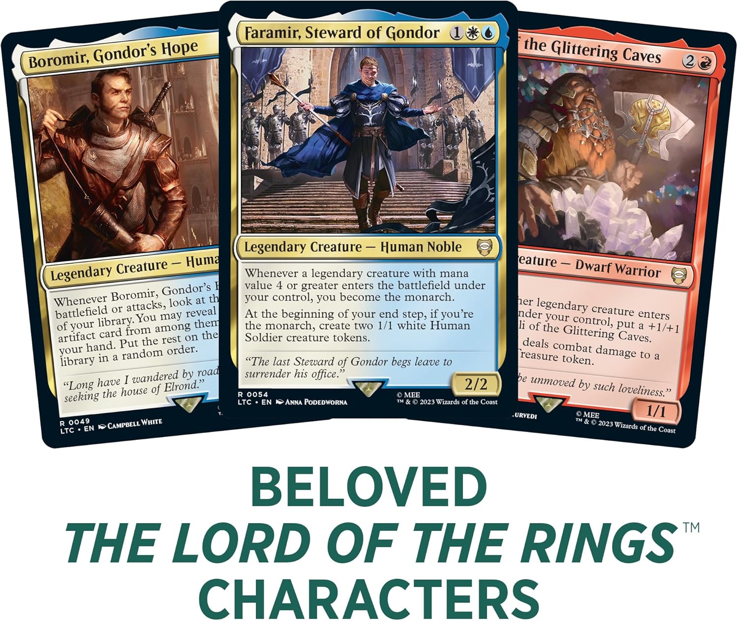 Magic: The Gathering TCG: The Lord of the Rings: Commander Deck Bundle - 4 Decks Card Game Wizards of the Coast