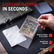 Ultra Pro: Clear Card Soft Sleeve Standard 2.5" x 3.5" 1000 Pack Penny Sleeves Card Game Accessories Ultra Pro