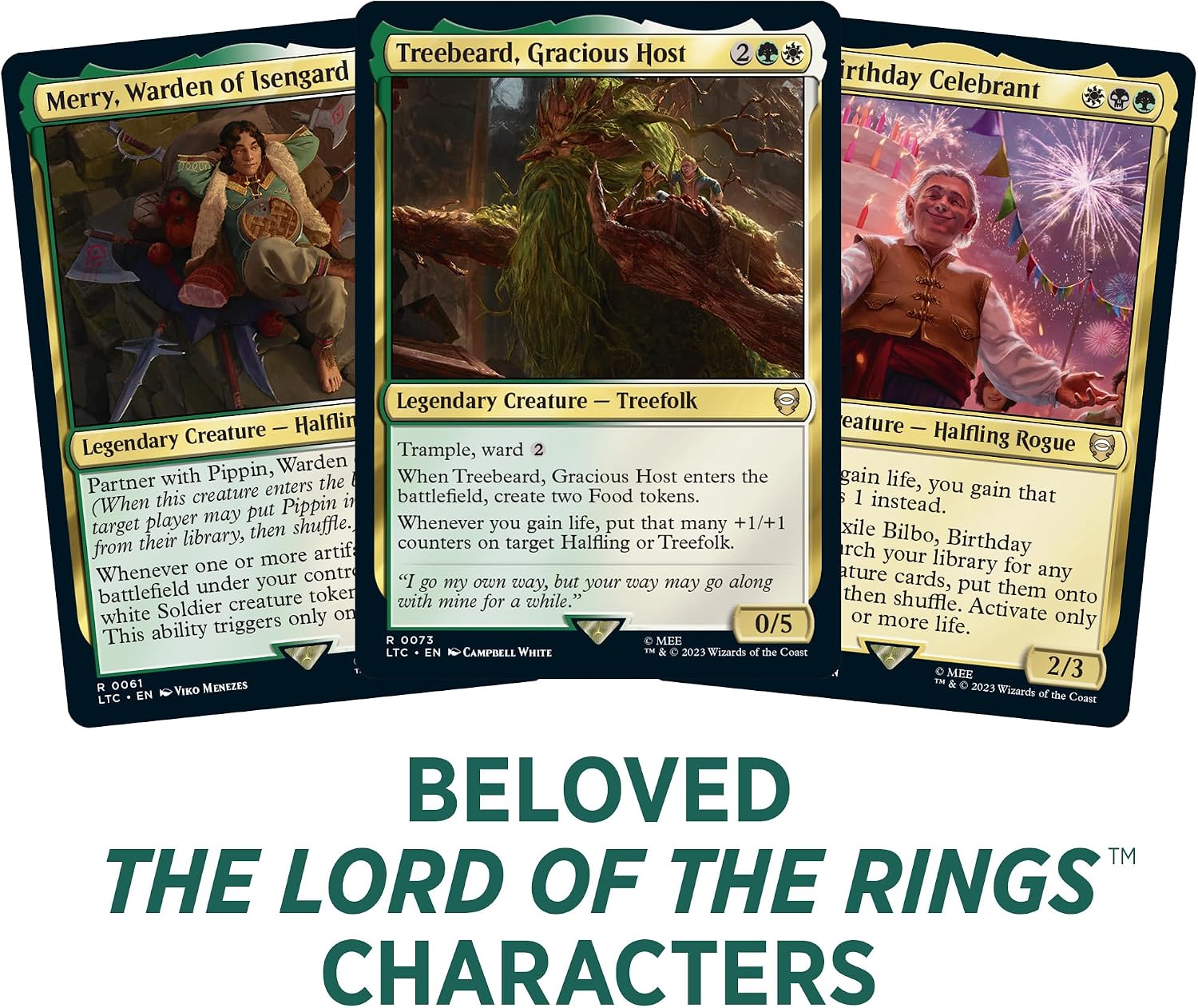 Magic: The Gathering TCG: The Lord of the Rings: Commander Deck Bundle - 4 Decks Card Game Wizards of the Coast