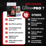 Ultra Pro: Clear Card Soft Sleeve Standard 2.5" x 3.5" 1000 Pack Penny Sleeves Card Game Accessories Ultra Pro