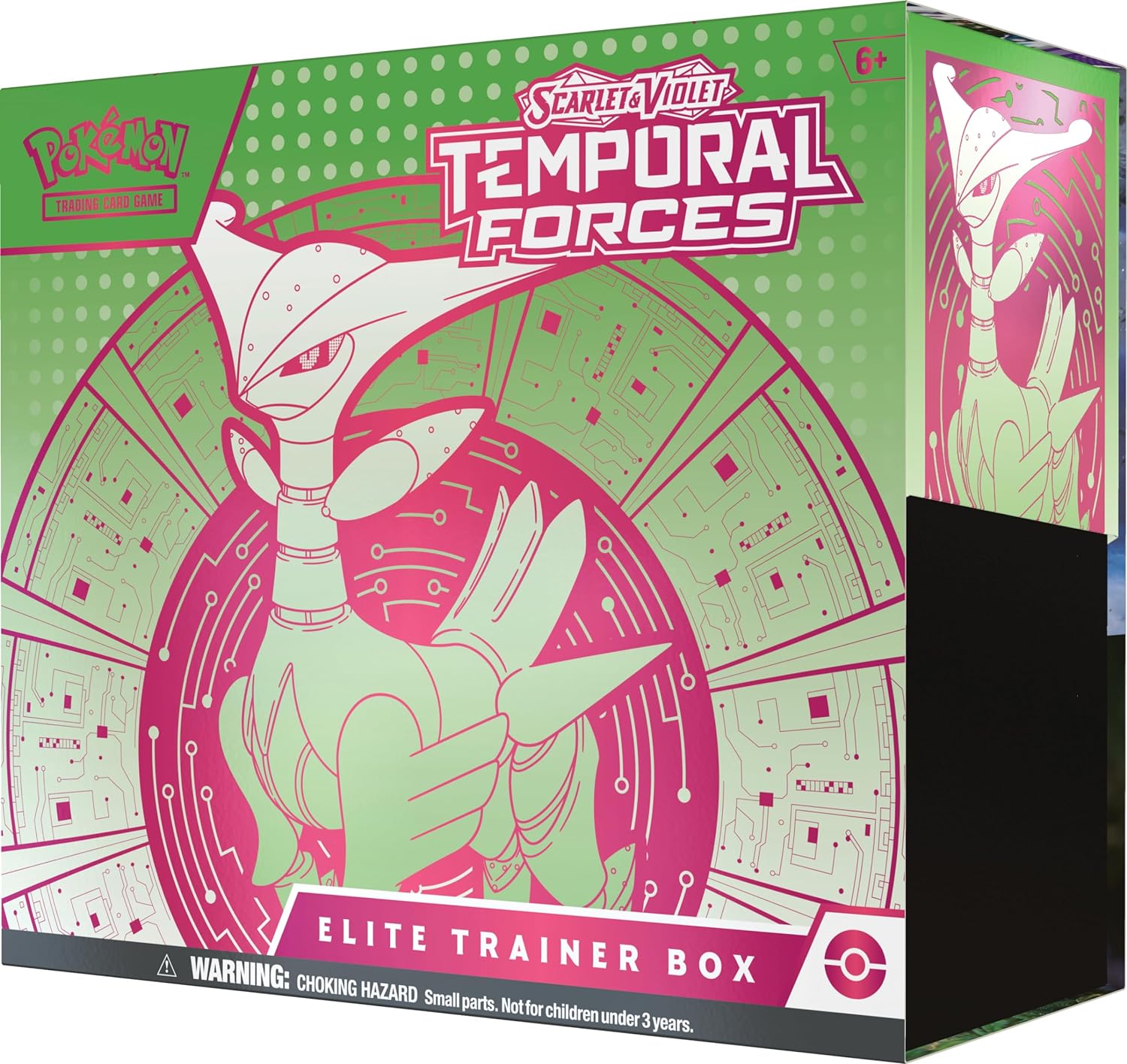 Pokemon TCG: Scarlet & Violet - Temporal Forces Elite Trainer Box [Iron Leaves] Card Game Pokemon