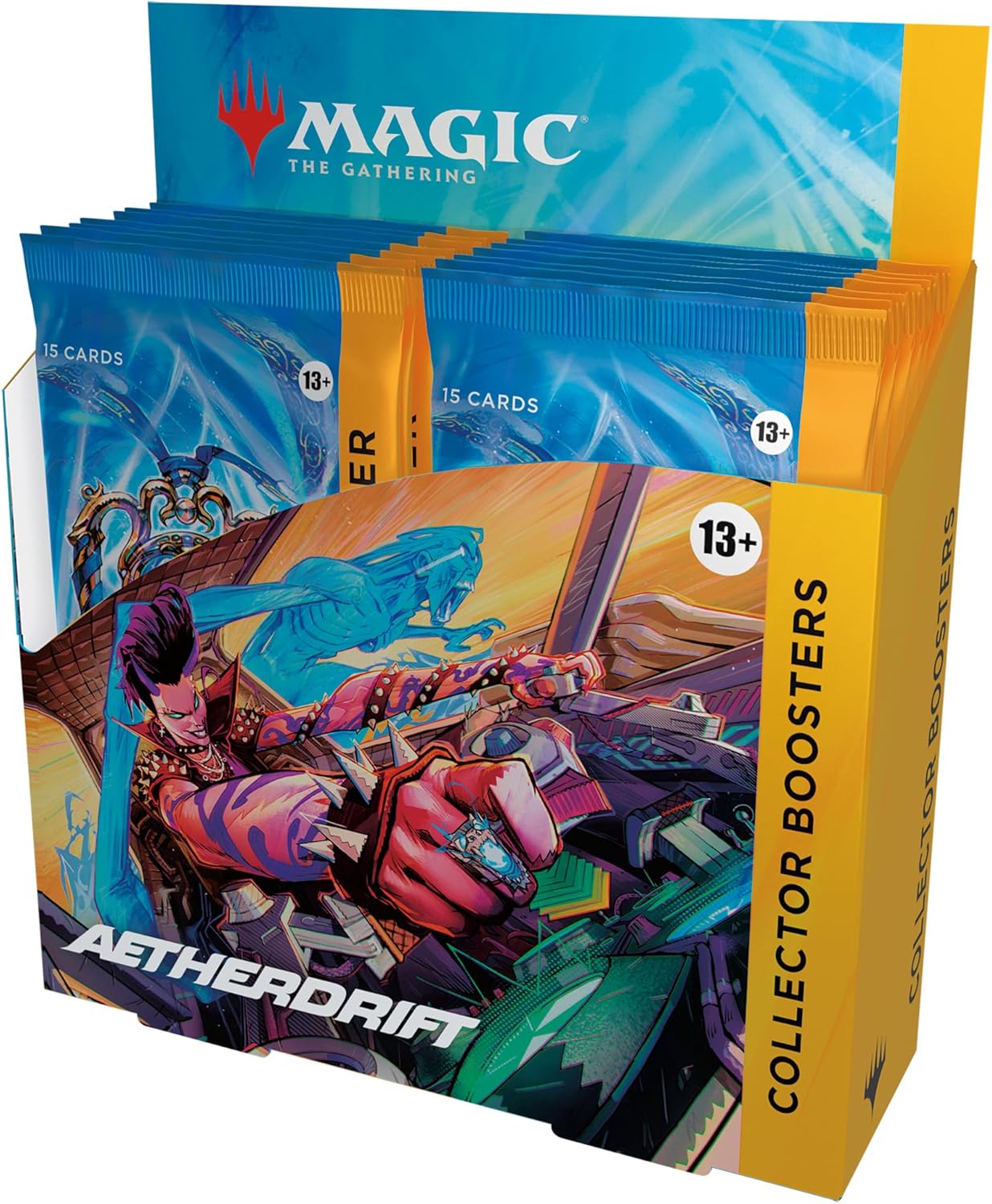 Magic: The Gathering TCG: Aetherdrift Collector Booster Box - 12 Packs Card Game Wizards of the Coast