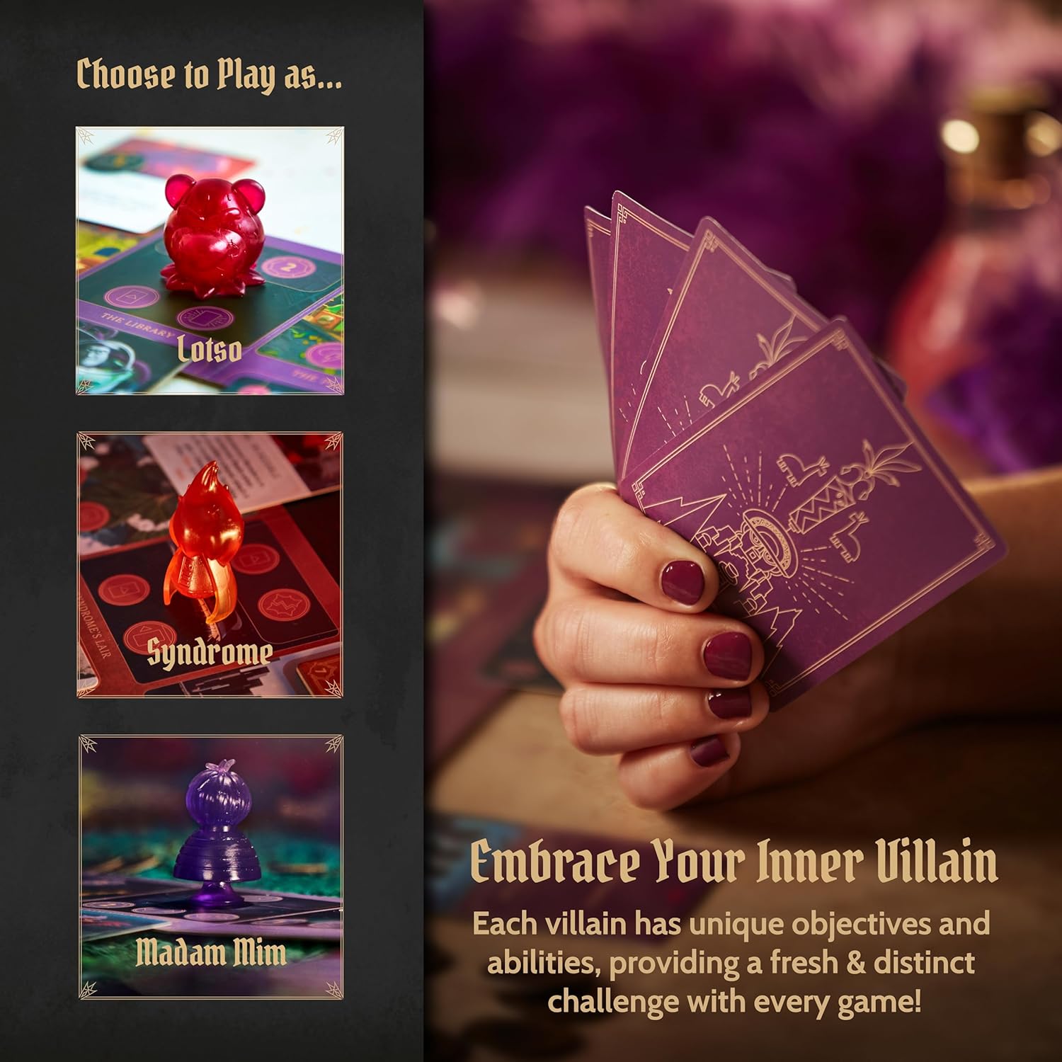 Disney Villainous: Bigger and Badder Stand-Alone & Expansion [Board Game 2-3 Players] Board Game Ravensburger