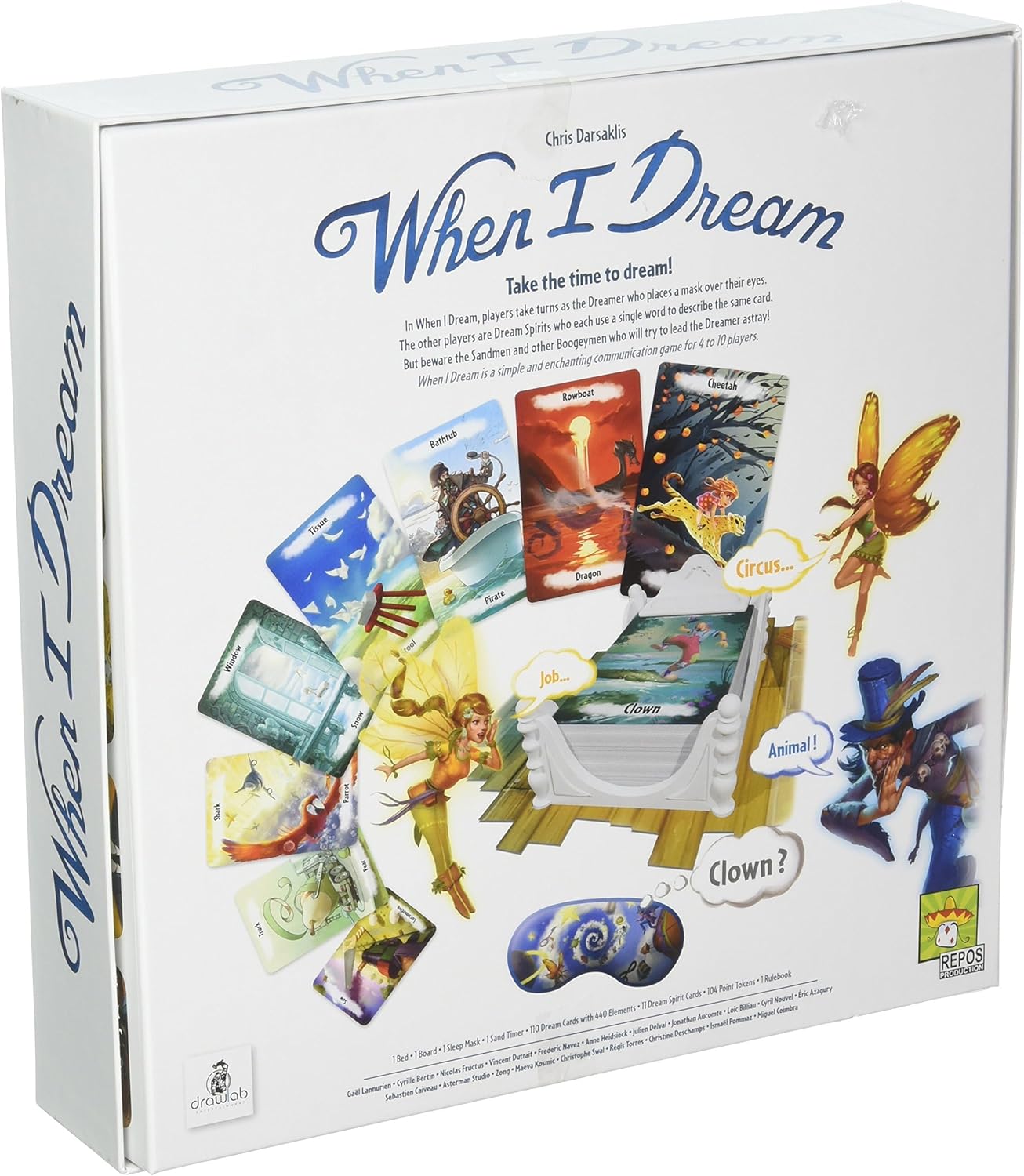 When I Dream [Board Game, 4-10 Players] Board Game Repos Productions