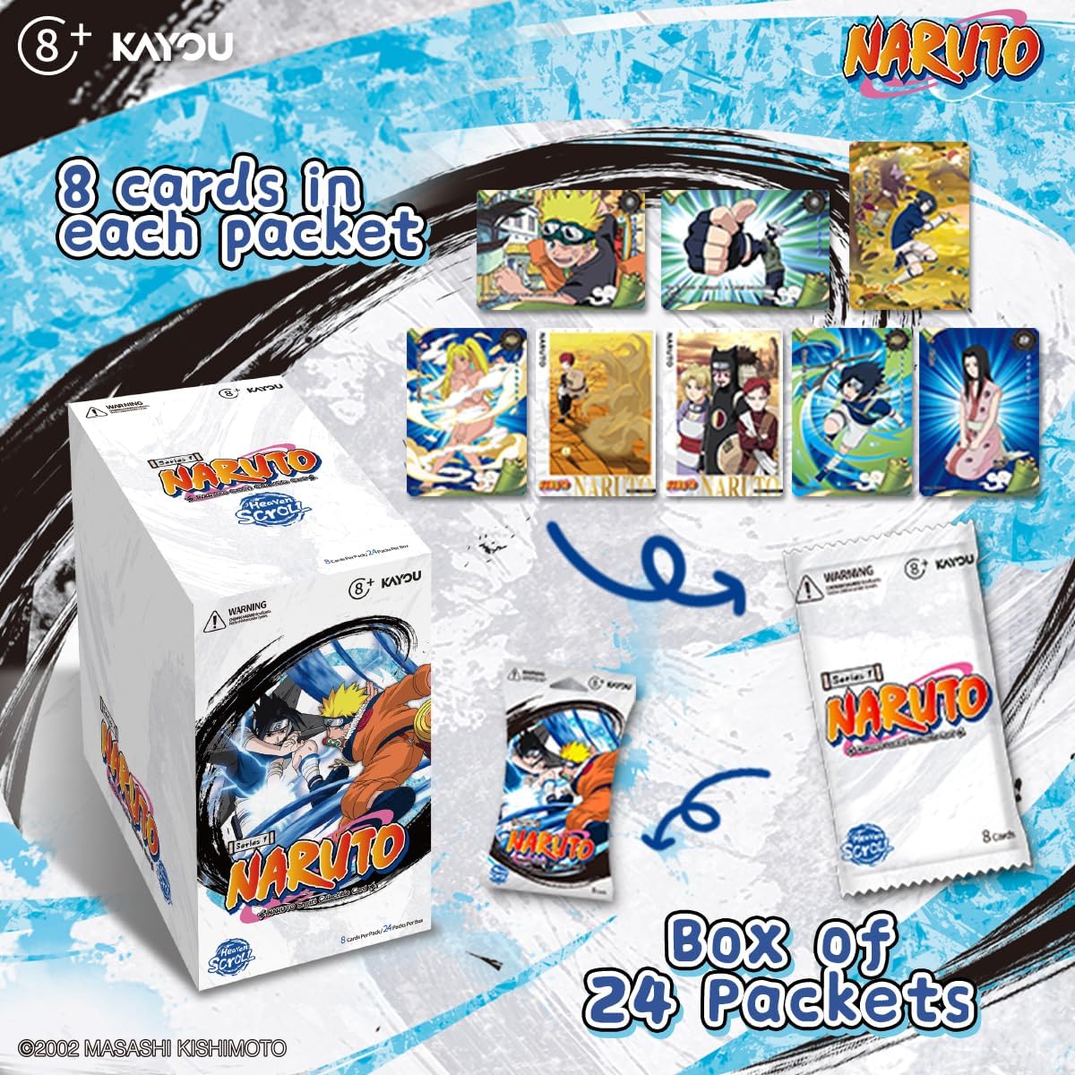 Kayou TCG: Naruto - Smriti Heaven Scroll Series 1 Booster Box - 24 Packs Card Game Kayou