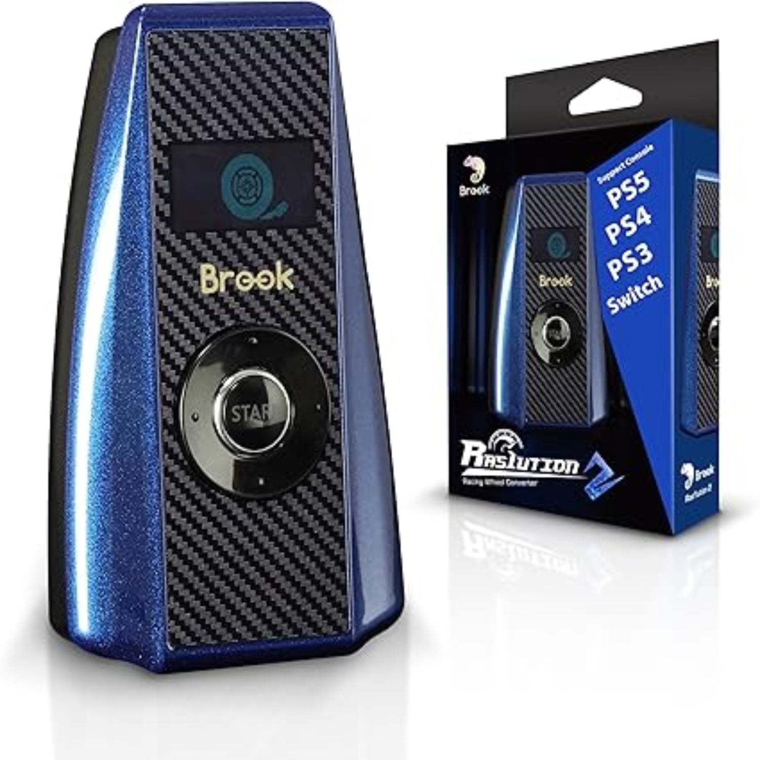 Brook Gaming: Ras1ution 2 Racing Wheel Converter for Nintendo Switch, Playstation 3 4 5, Xbox One X S 360 & More [Electronics] Electronics Brook Gaming