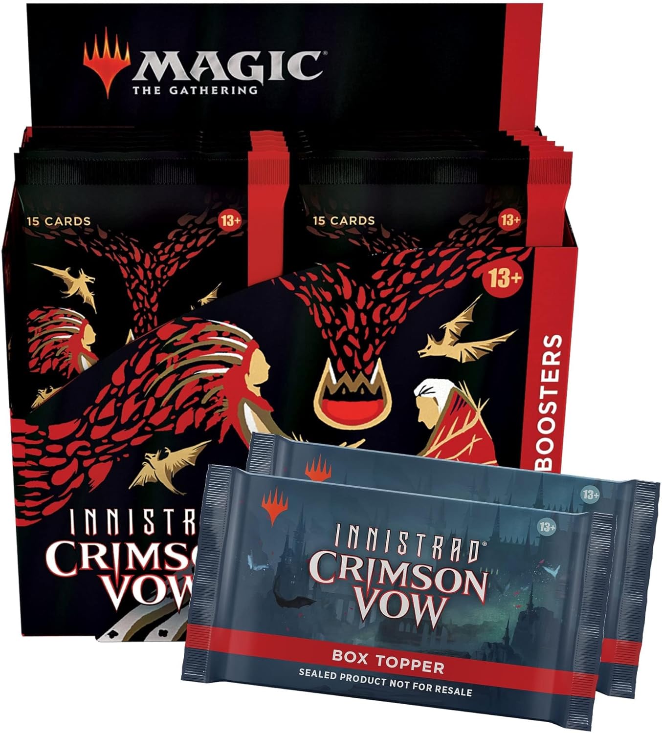 Magic: The Gathering TCG: Innistrad Crimson Vow Collector Booster Box Card Game Wizards of the Coast
