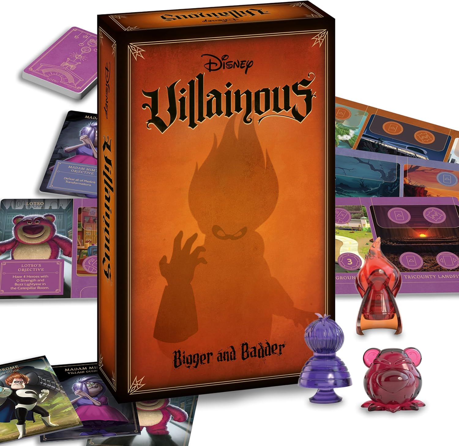 Disney Villainous: Bigger and Badder Stand-Alone & Expansion [Board Game 2-3 Players] Board Game Ravensburger