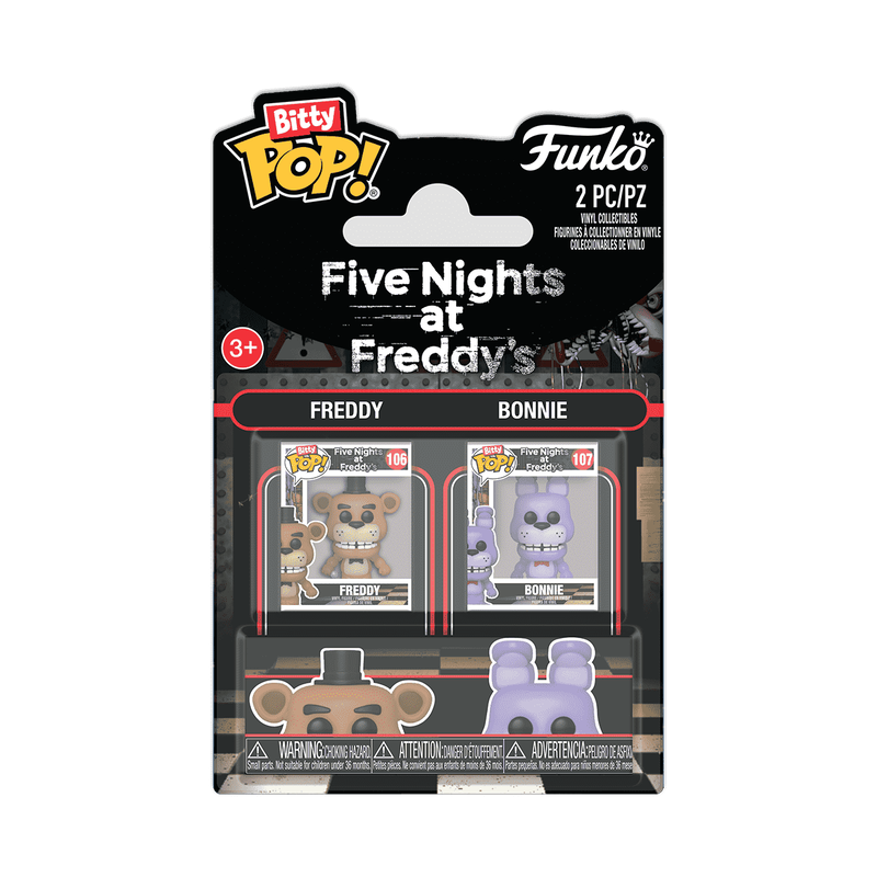Funko Bitty Pop!: Five Nights at Freddys [Freddy - Bonnie] Toys & Games Funko
