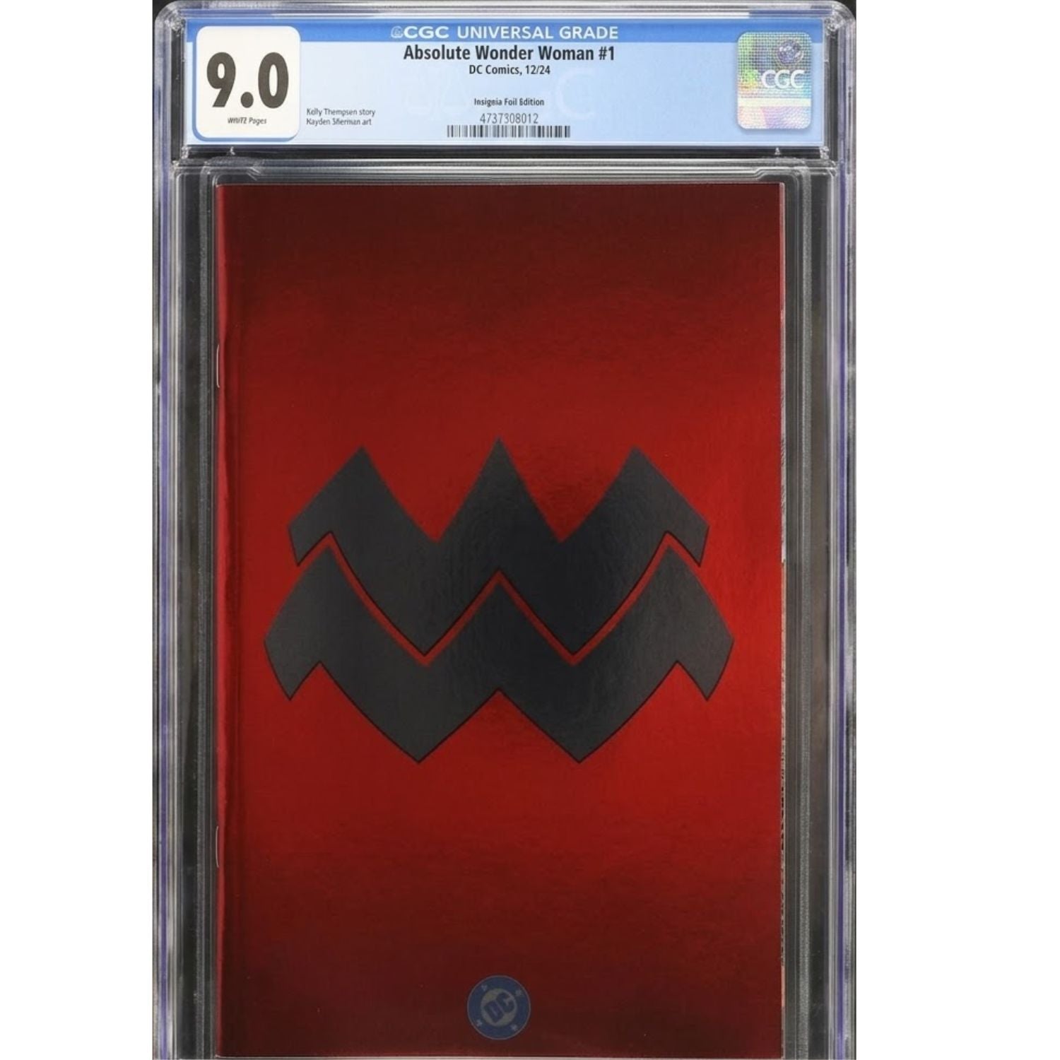 Absolute Wonder Woman: #1 [CGC 9.0 Foil Logo CVR E] 2024 Comics DC Comics