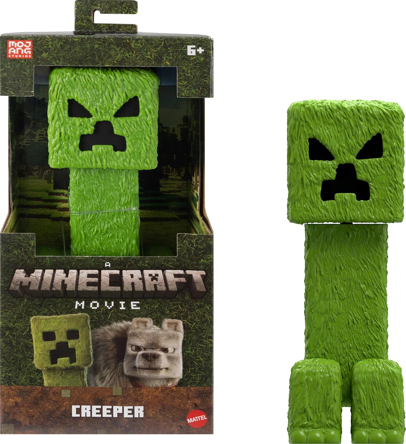 A Minecraft Movie: Creeper - 12" Large Scale Action Posable Figure Toys & Games Mattel