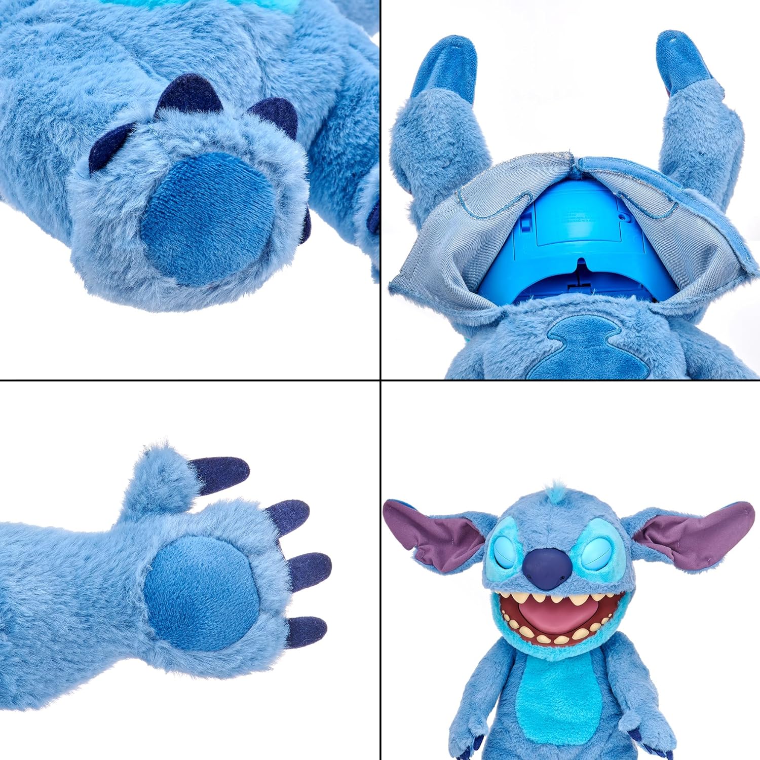 WOW! Stuff: RealFX Disney Stitch - 18" Puppetronic Animatronic Plush Plushies Wow! Stuff