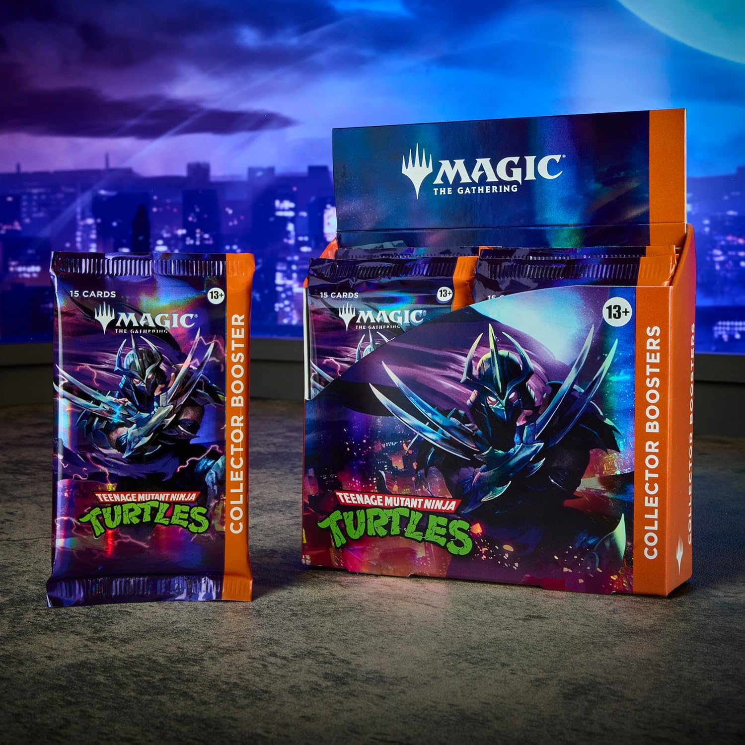 Magic: The Gathering TCG: Teenage Mutant Ninja Turtles: Collector Booster Box - 12 Packs Card Game Wizards of the Coast