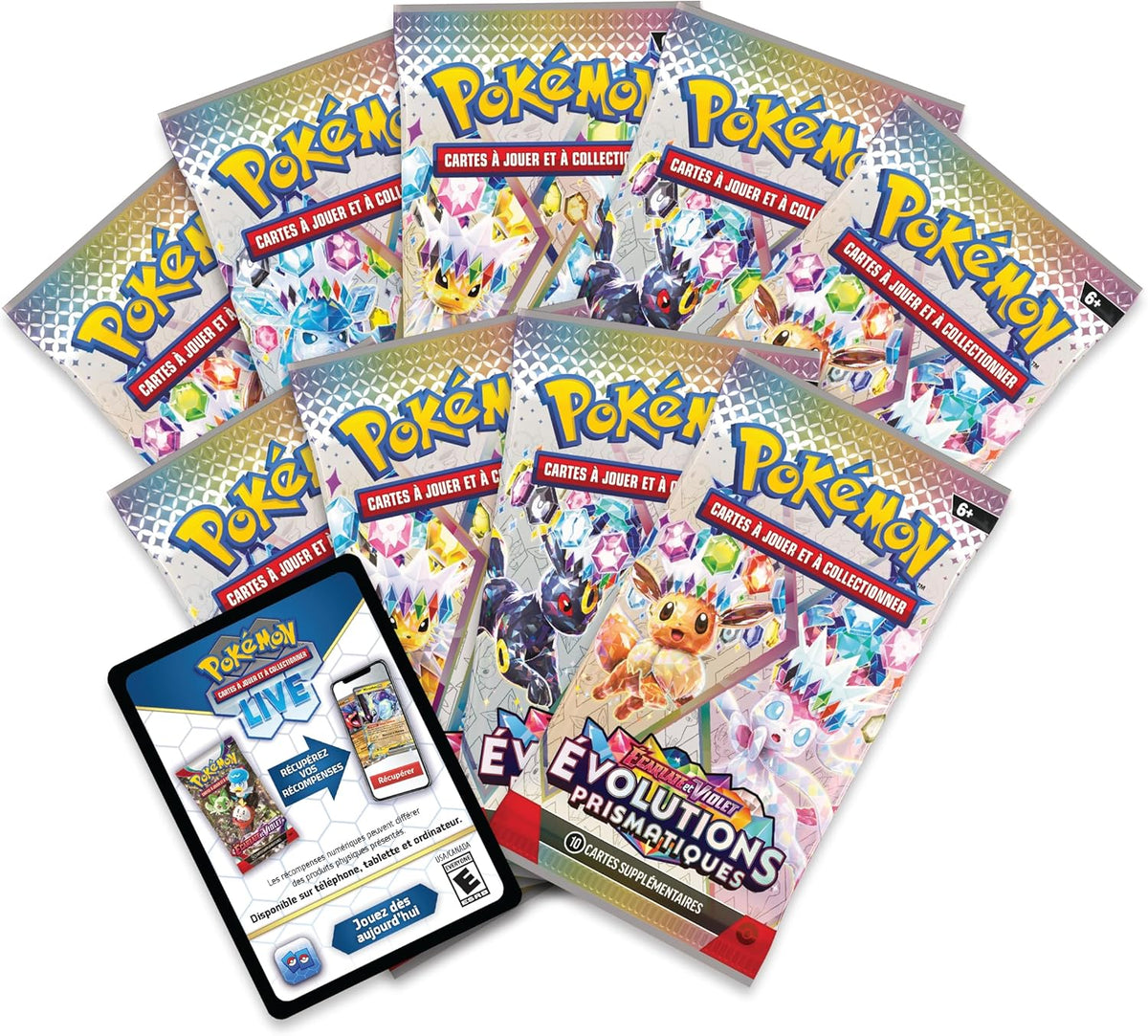 Pokemon TCG: Scarlet & Violet - Prismatic Evolutions Elite Trainer Box Card Game Pokemon