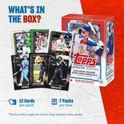 Topps: 2025 Update Series Baseball MLB Blaster Value Box - 7 Booster Packs Sports Cards Topps