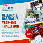 Topps: 2025 Update Series Baseball MLB Blaster Value Box - 7 Booster Packs Sports Cards Topps