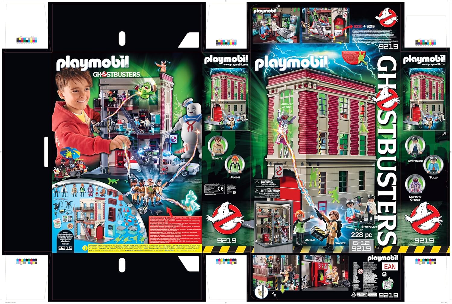 Playmobil Ghostbusters Firehouse - 228 Piece Playset [Playmobil #9219] Toys & Games Playmobil