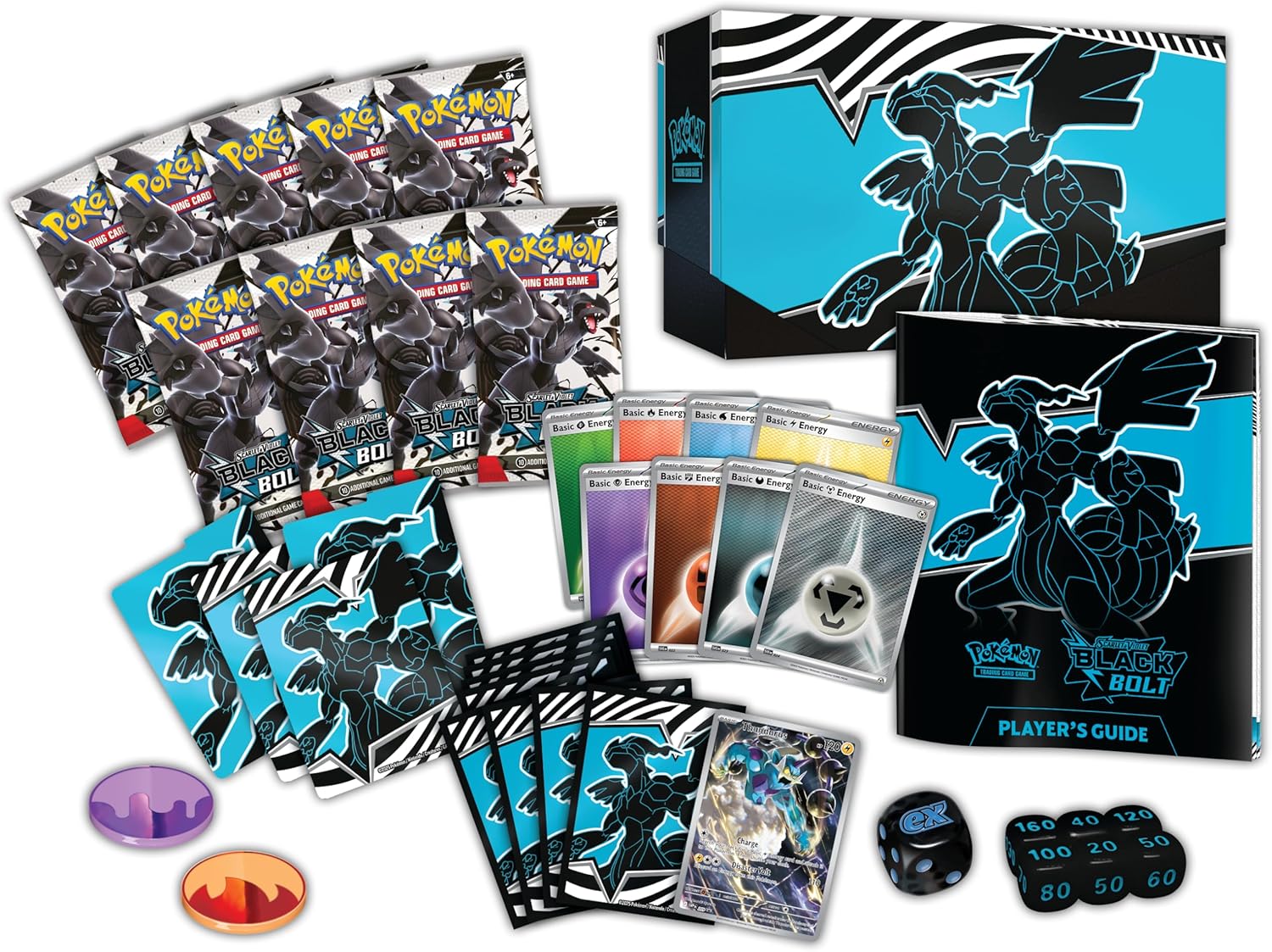 Pokemon TCG: Scarlet & Violet - Black Bolt Elite Trainer Box Card Game Pokemon