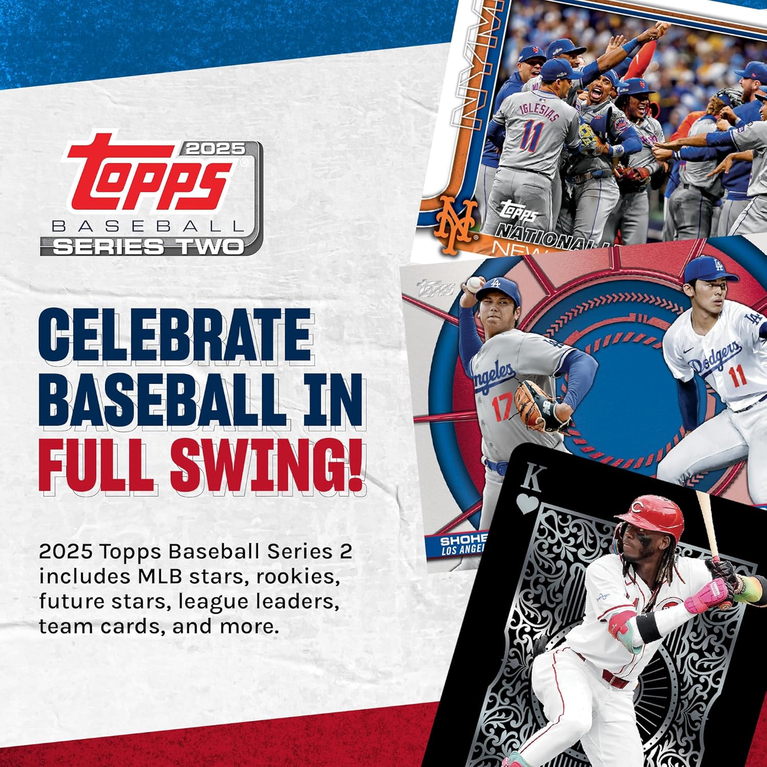Topps: 2025 MLB Baseball Series Two Blaster Box - 7 Packs Card Game Topps
