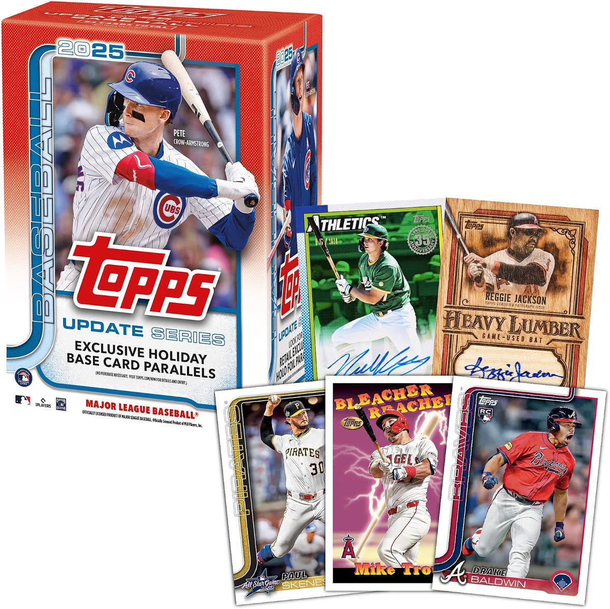 Topps: 2025 Update Series Baseball MLB Blaster Value Box - 7 Booster Packs Sports Cards Topps