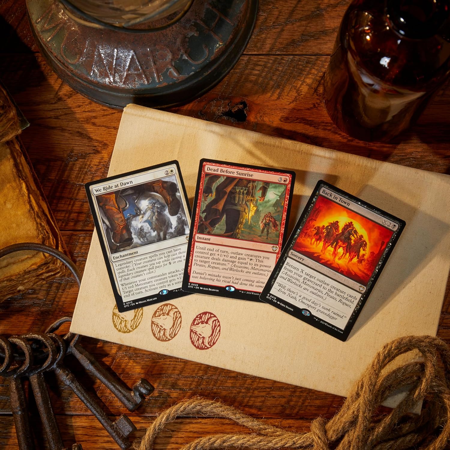 Magic: The Gathering TCG: Outlaws of Thunder Junction Commander Deck Bundle (All 4 Decks) Card Game Wizards of the Coast