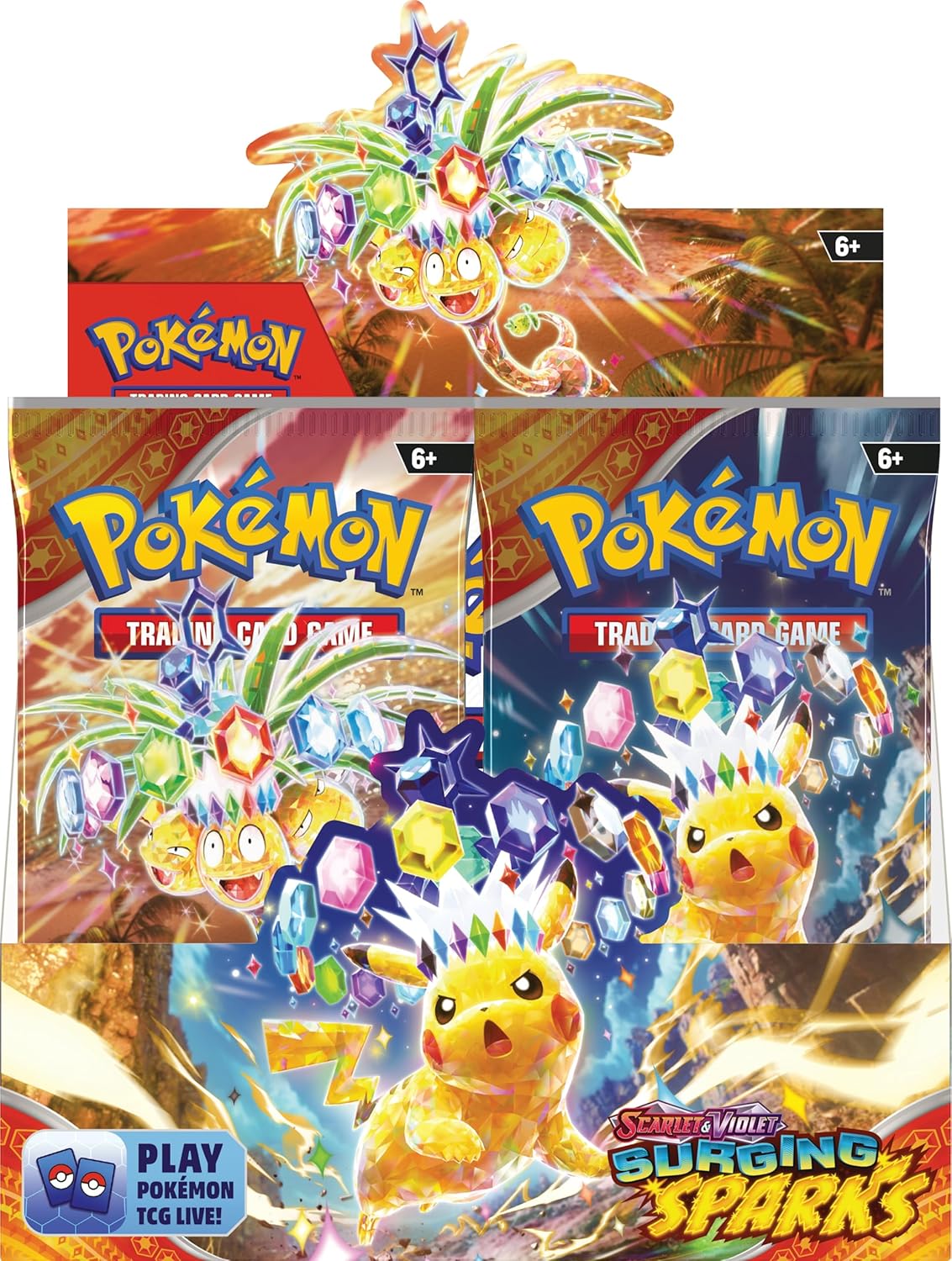 Pokemon TCG: Scarlet & Violet - Surging Sparks Booster Box - 36 Packs Card Game Pokemon