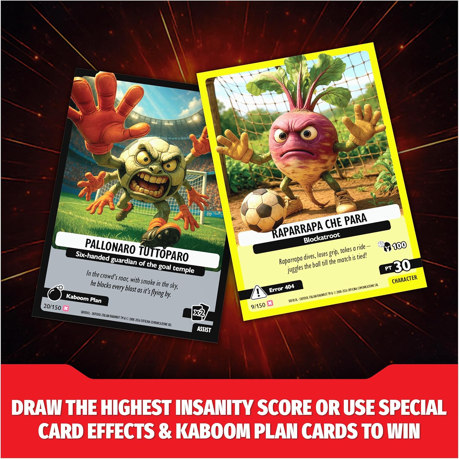 Italian Brainrot TCG: Alpha Series Wave 1 Psychedelic Universe Bundle - 3 Packs Card Game Skifidol