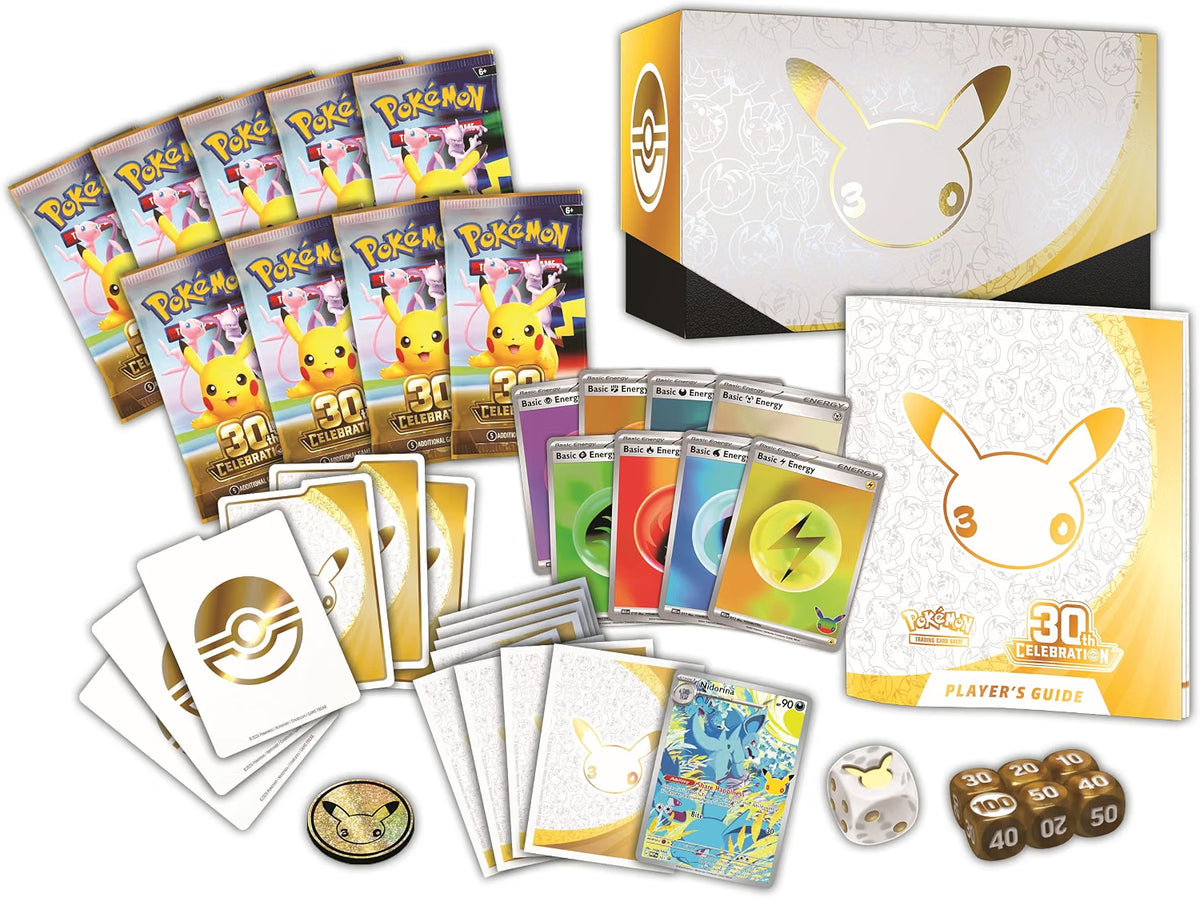Pokemon TCG: 30th Celebration Elite Trainer Box Card Game Pokemon