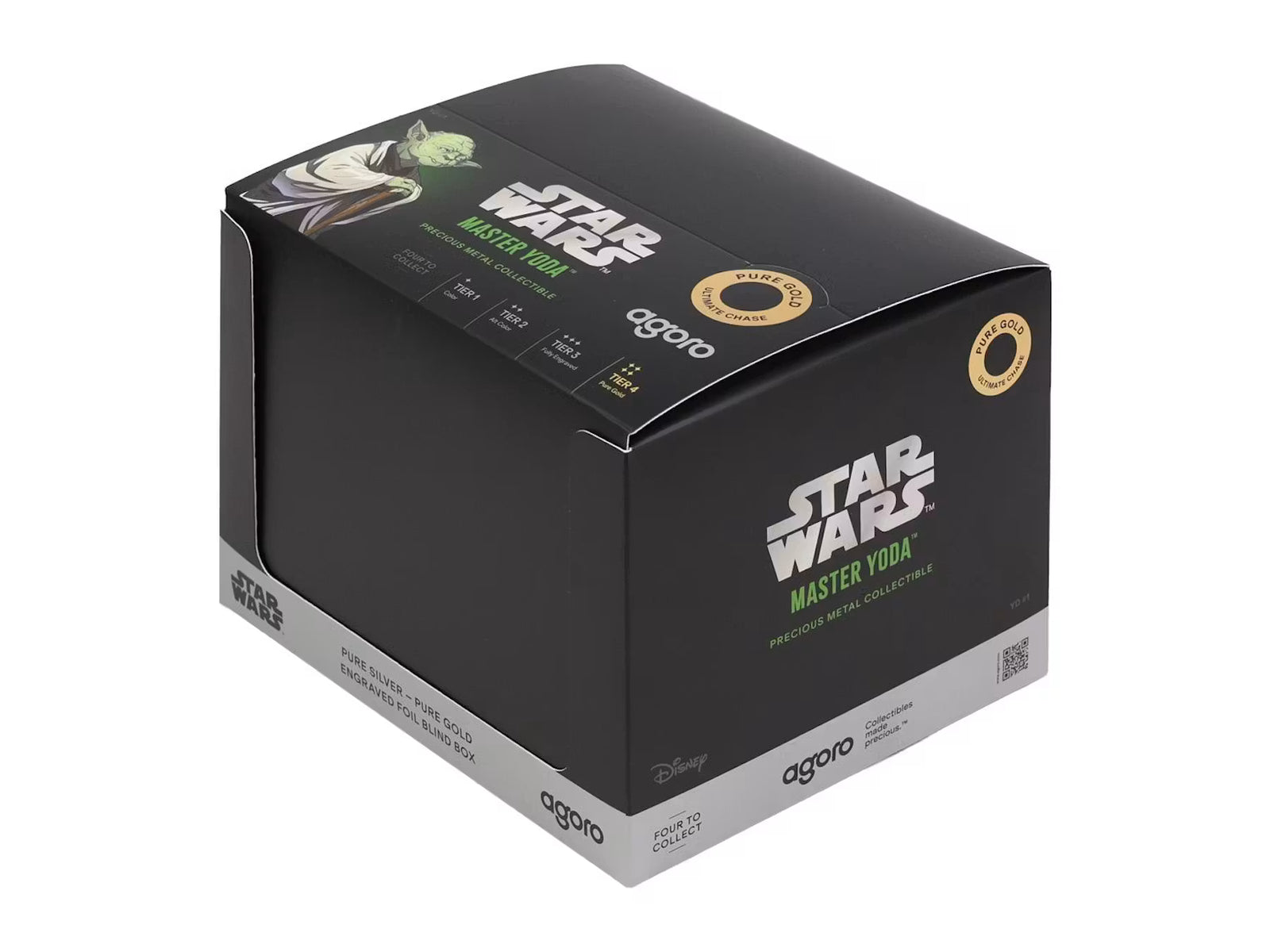 Agoro: Star Wars Master Yoda 999 Pure Silver & Gold 5g Limited Edition Blind Box Collectible Agoro