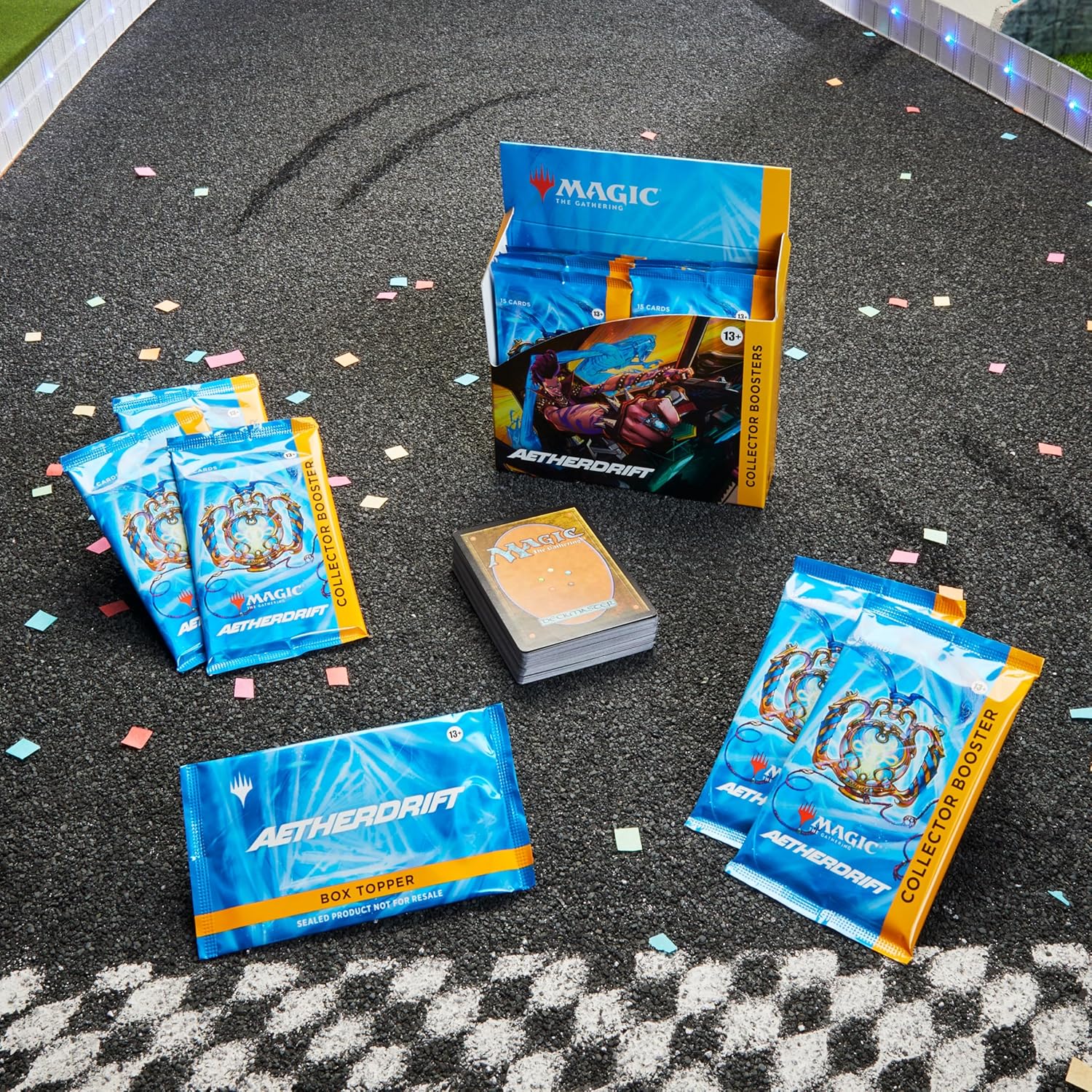 Magic: The Gathering TCG: Aetherdrift Collector Booster Box - 12 Packs Card Game Wizards of the Coast