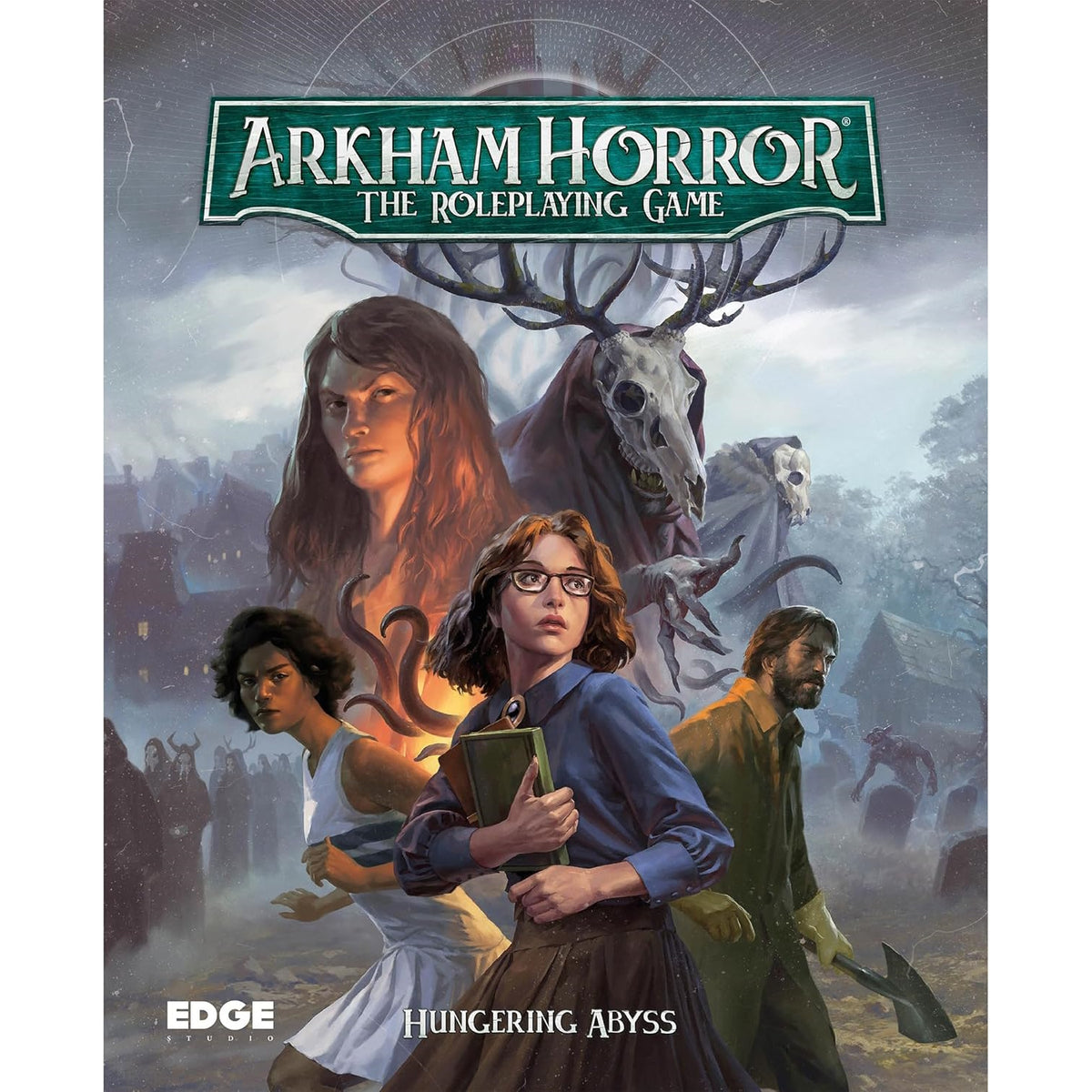 Arkham Horror The Roleplaying Game - Hungering Abyss Starter Set [Board Game, 2-6 Players] Board Game EDGE Studios   