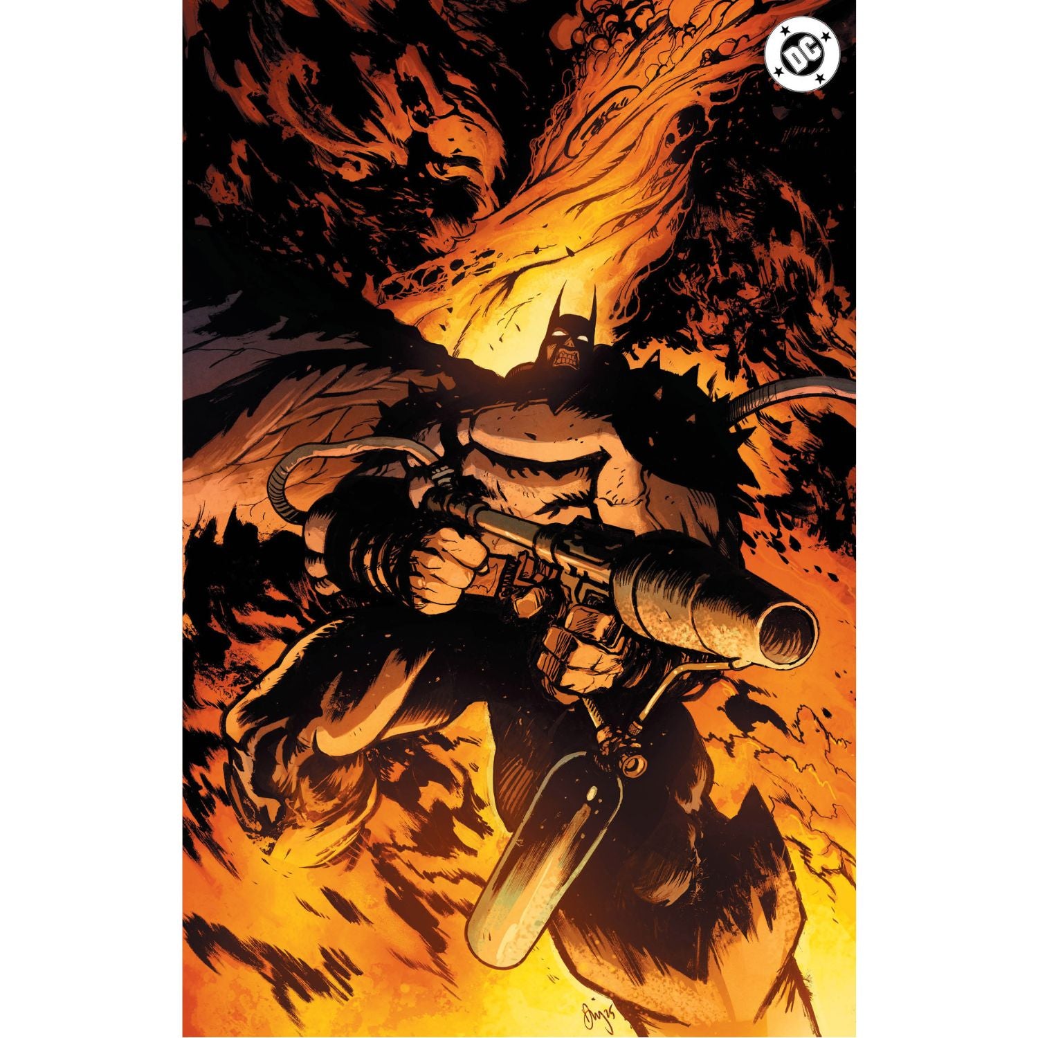 Absolute Batman Annual: #1 [Daniel Warren Johnson 2nd Print Foil Flamethrower] 2025 Comics DC Comics