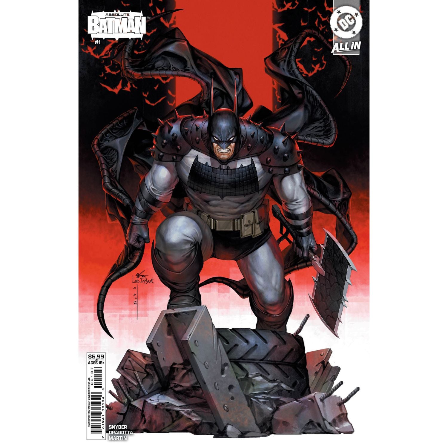 Absolute Batman: #1 [Inhyuk Lee 10th Print CVR F] 2024 Comics DC Comics
