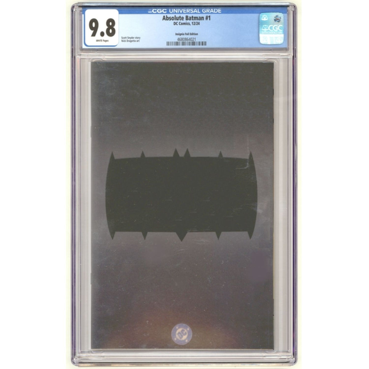 Absolute Batman: #1 [Logo Foil 1st Print CGC 9.8 CVR E] 2024 Comics DC Comics