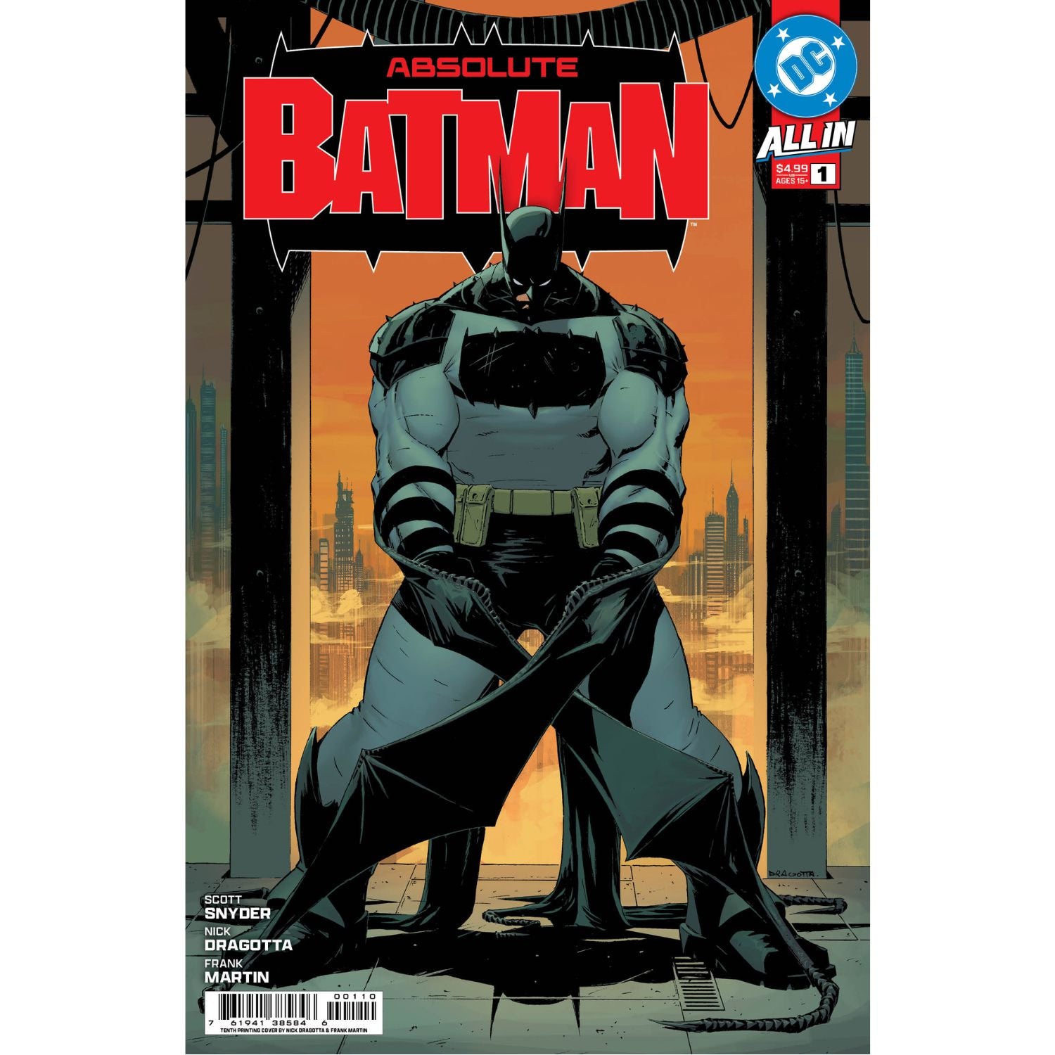 Absolute Batman: #1 [Nick Dragotta 10th Print CVR A] 2024 Comics DC Comics