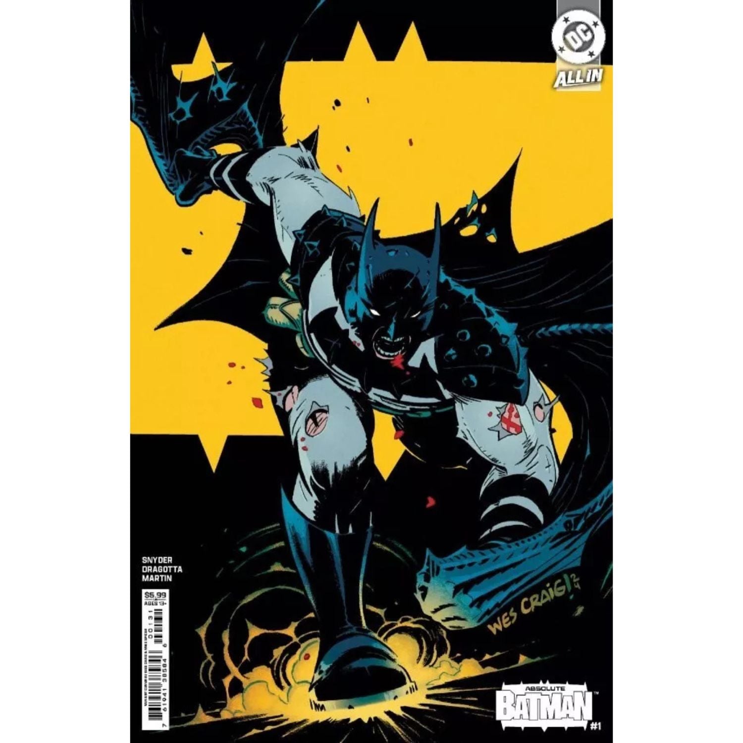 Absolute Batman: #1 [Wes Craig 1st Print CVR B] Comics DC Comics