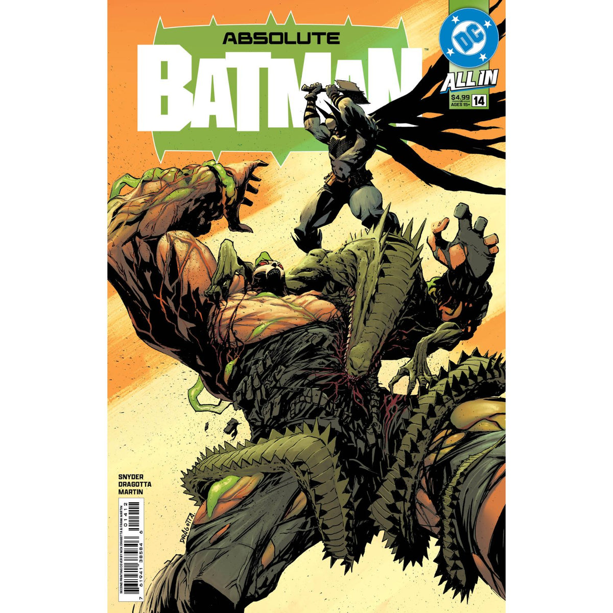 Absolute Batman: #14 [Nick Dragotta 2nd Printing CVR G] 2026 Comics DC Comics