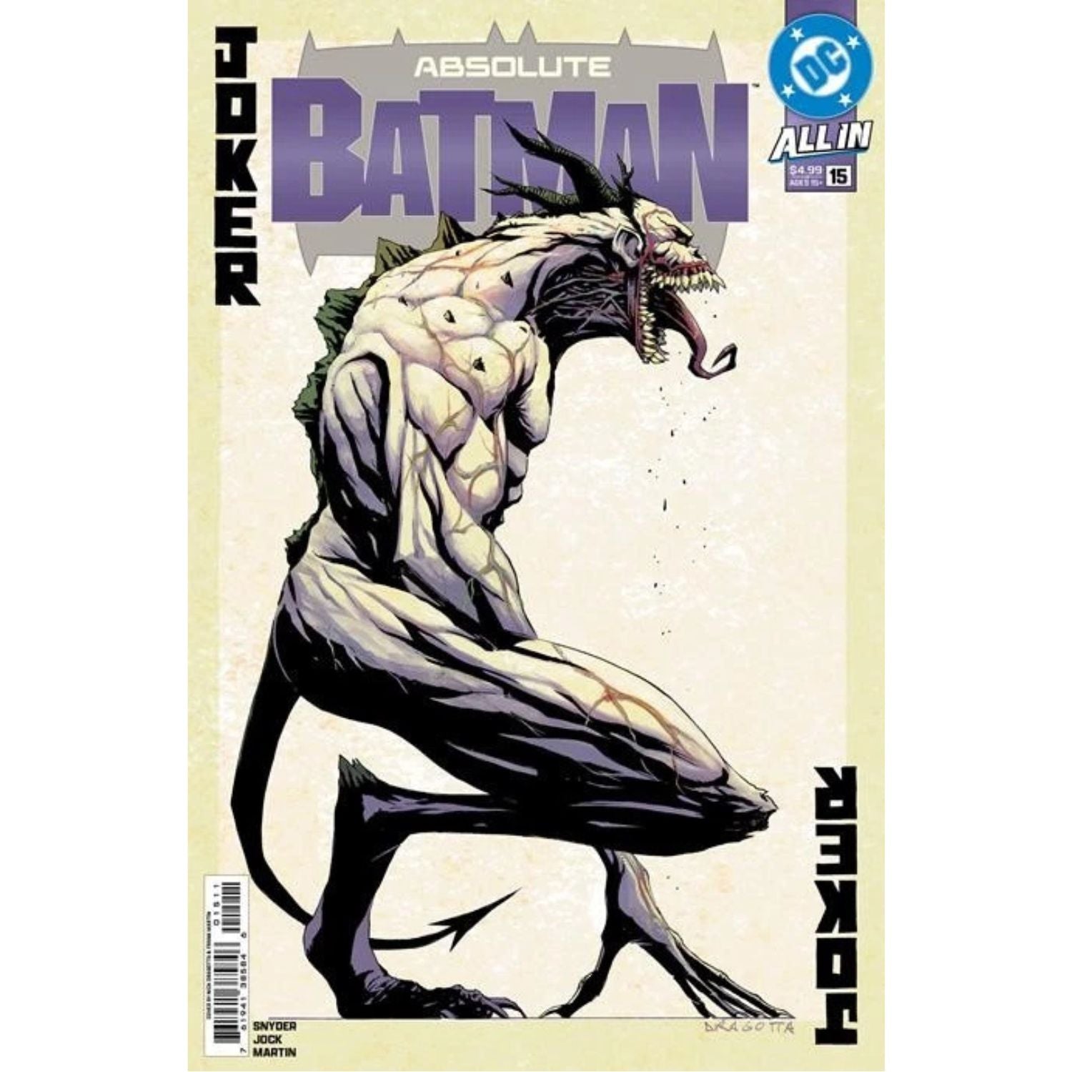 Absolute Batman: #15 [Nick Dragotta CVR A] DC Comics 2025 Comics DC Comics
