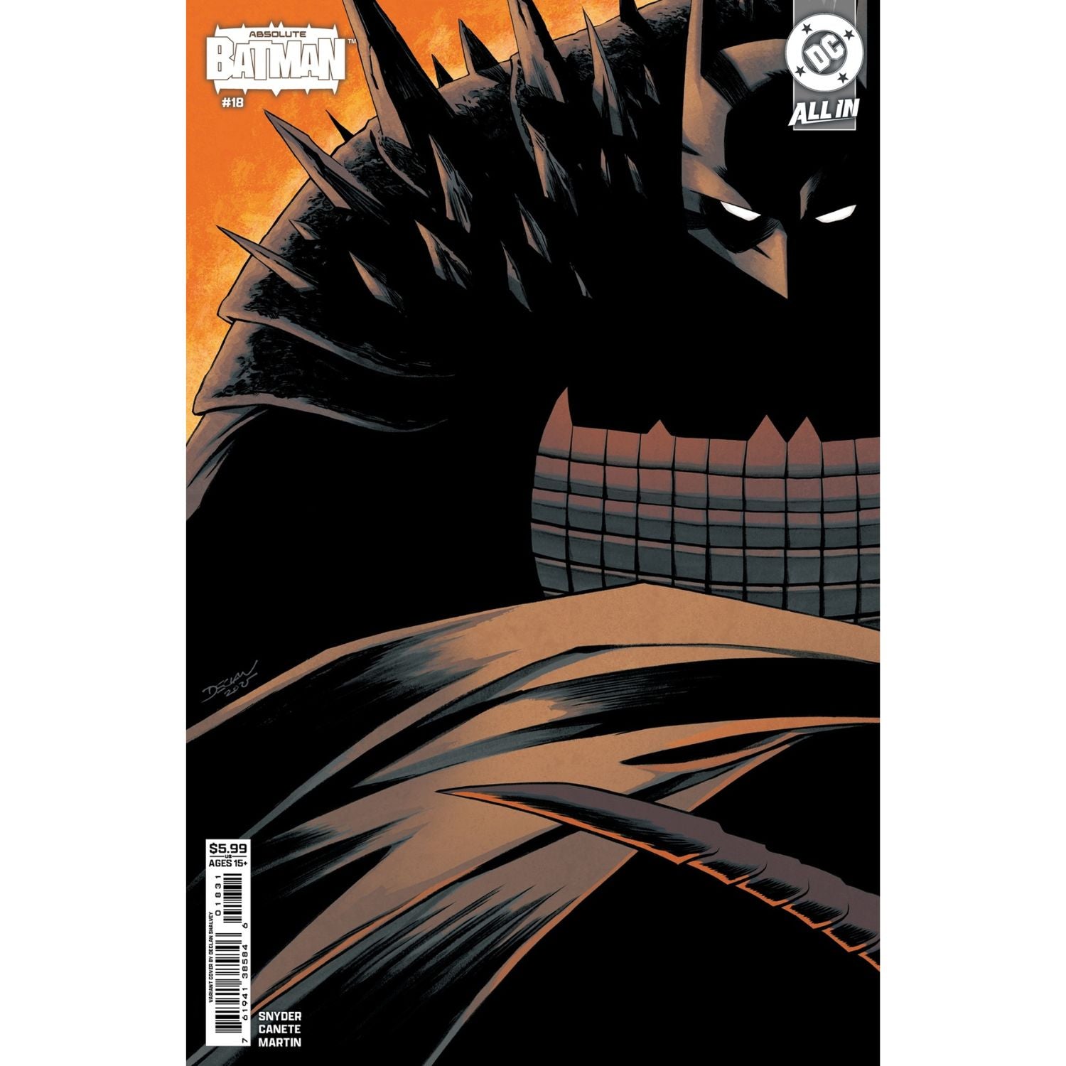 Absolute Batman: #18 [Declan Shalvey CVR C] 2024 Comics DC Comics