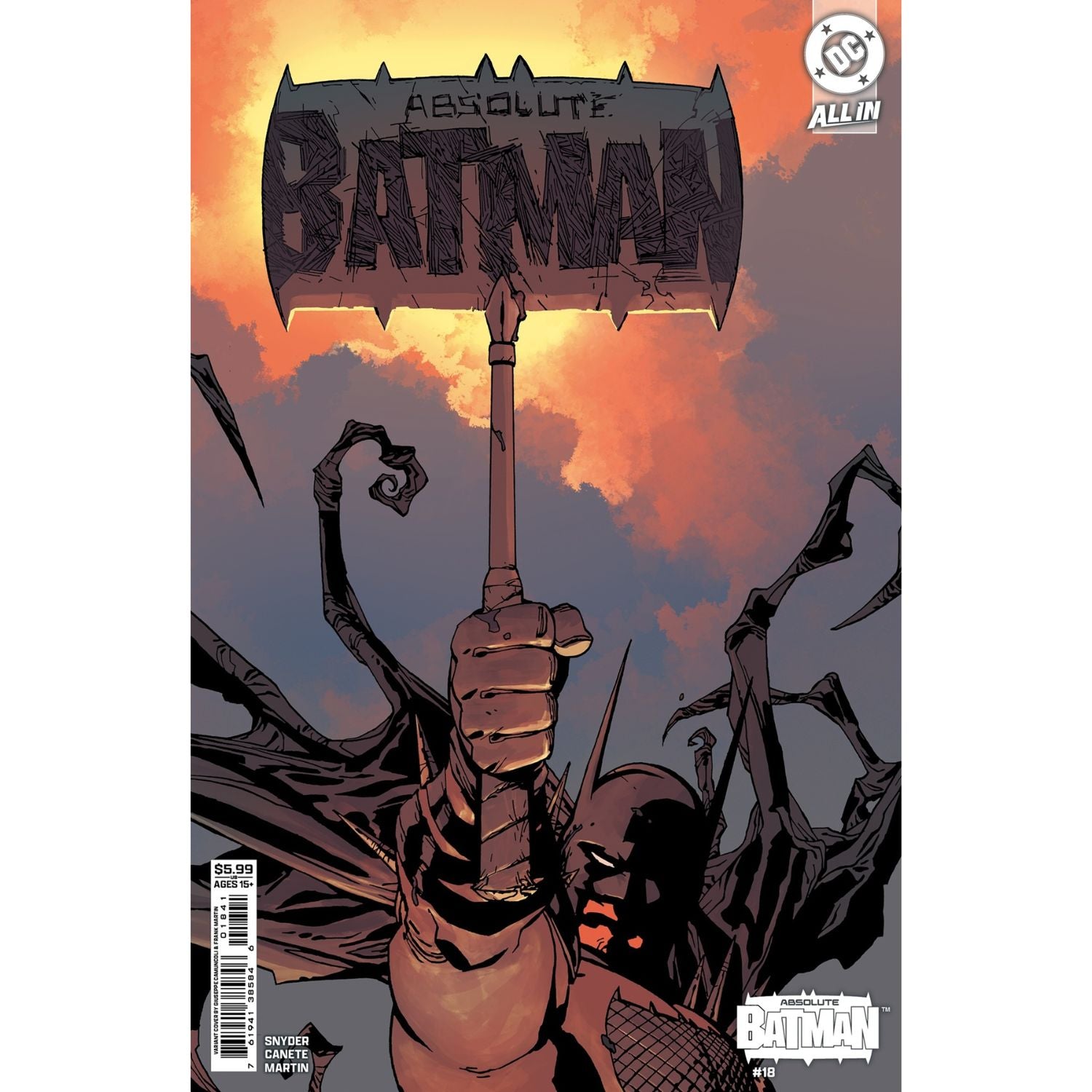 Absolute Batman: #18 [Giuseppe Camuncoli CVR D] 2024 Comics DC Comics