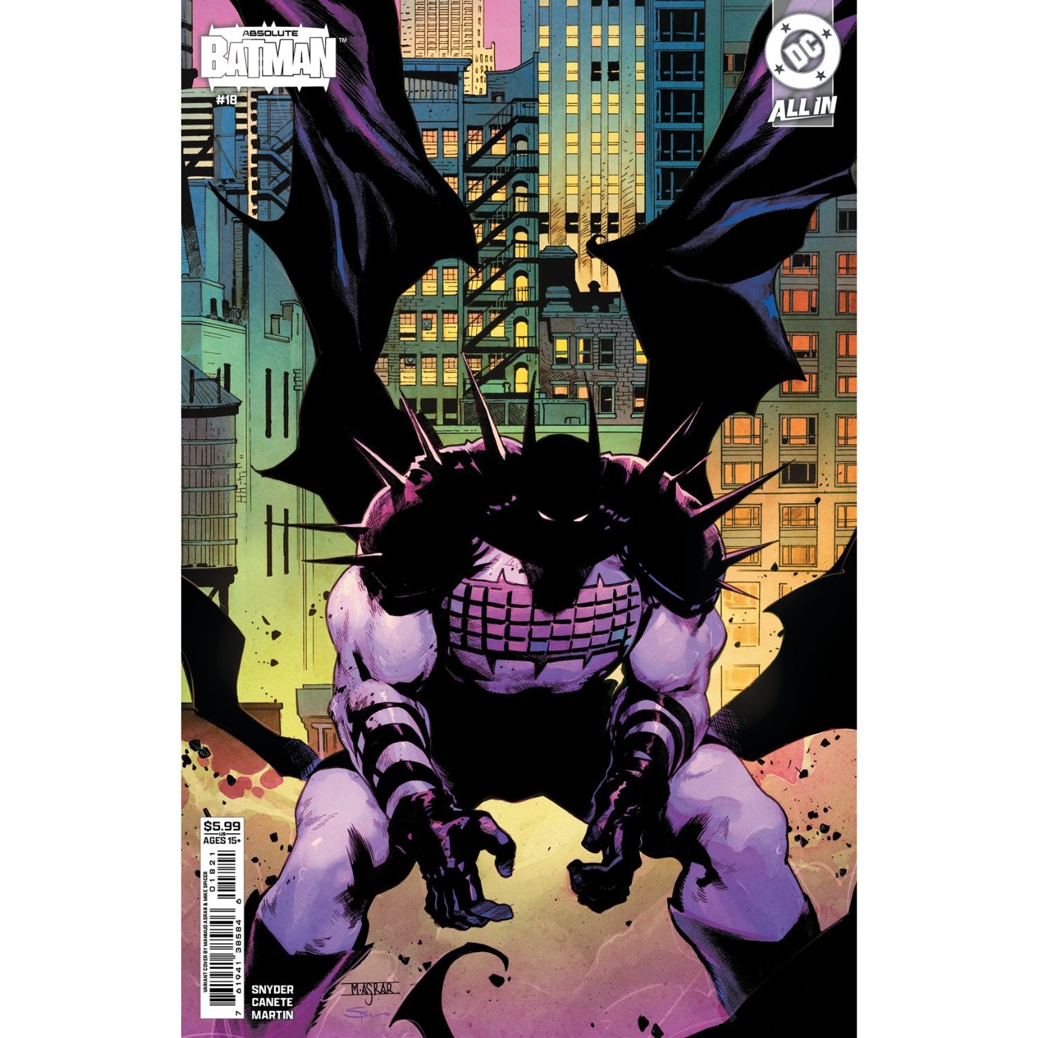 Absolute Batman: #18 [Mahmud Asrar CVR B] 2024 Comics DC Comics