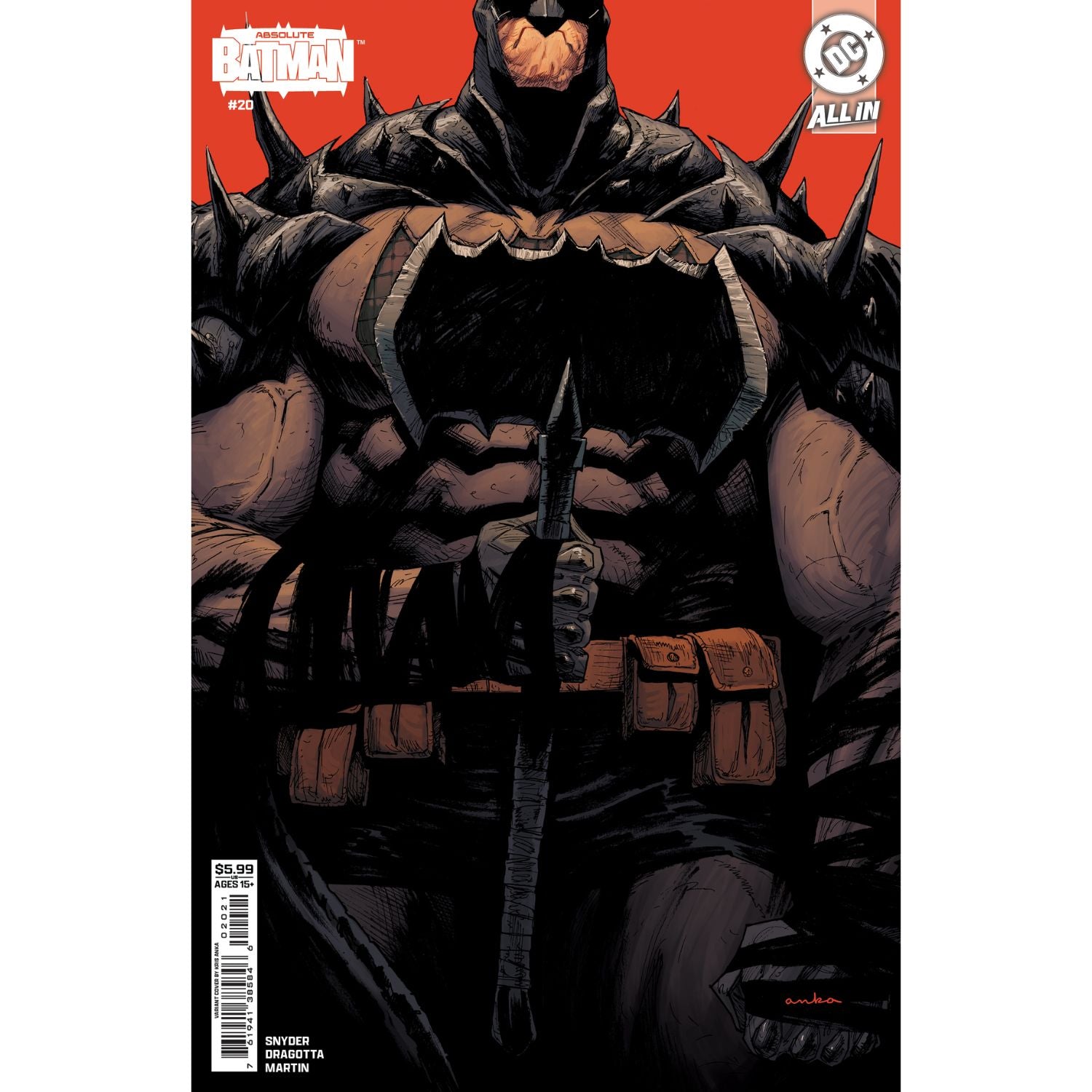 Absolute Batman: #20 [Kris Anka CVR B] 2024 Comics DC Comics