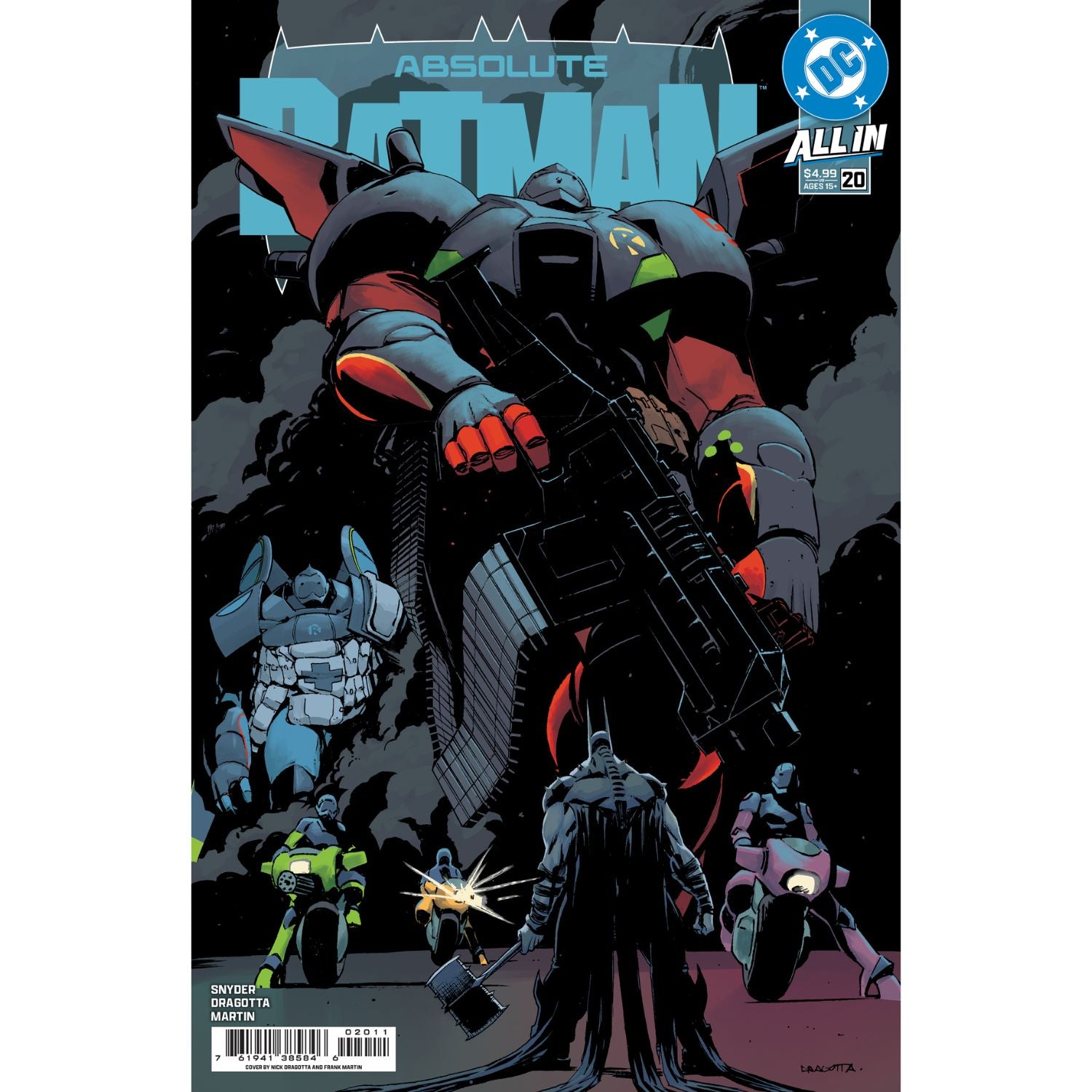 Absolute Batman: #20 [Nick Dragotta CVR A] 2024 Comics DC Comics