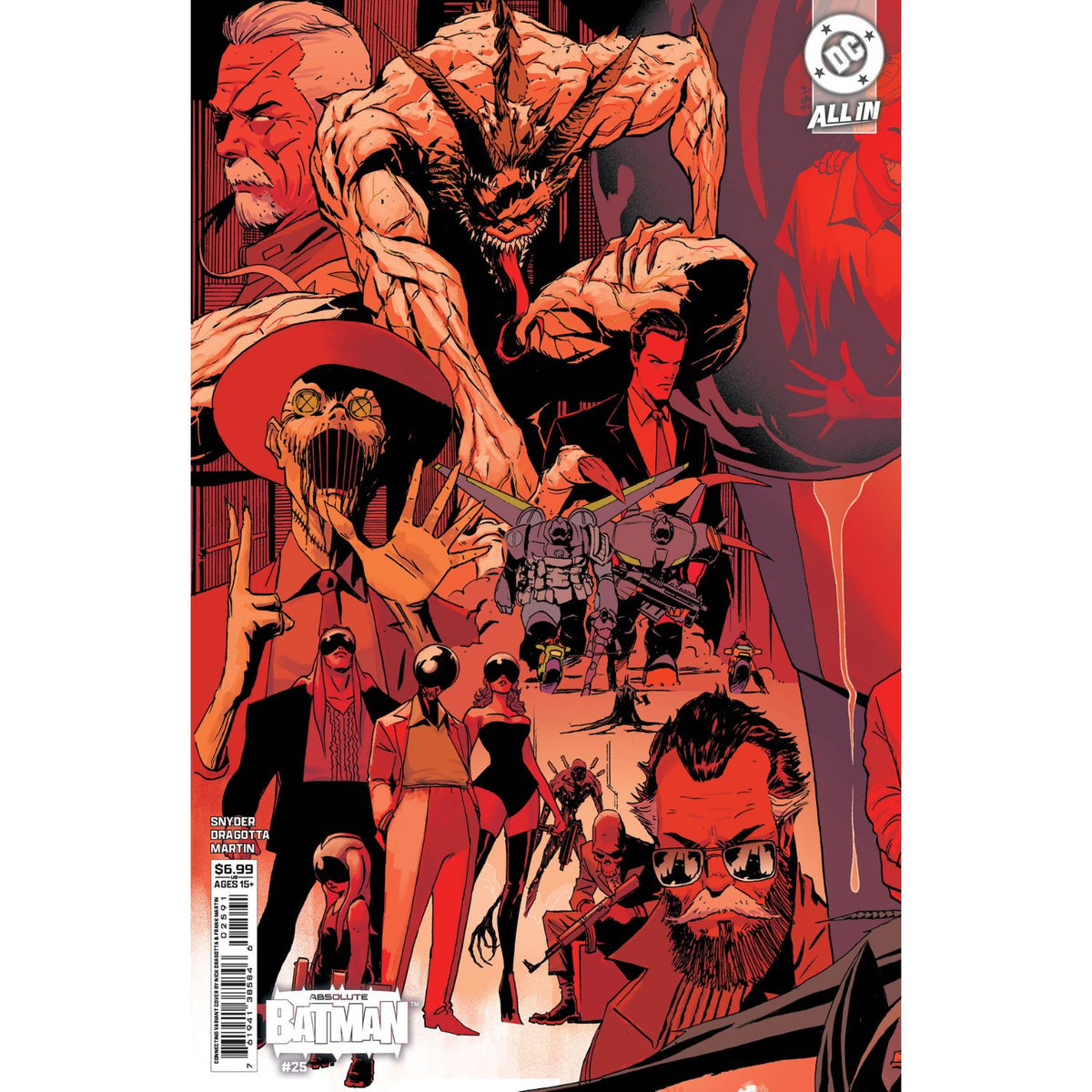 Absolute Batman: #25 [Nick Dragotta Connecting Cover H-I-J Set] 2026 Comics DC Comics