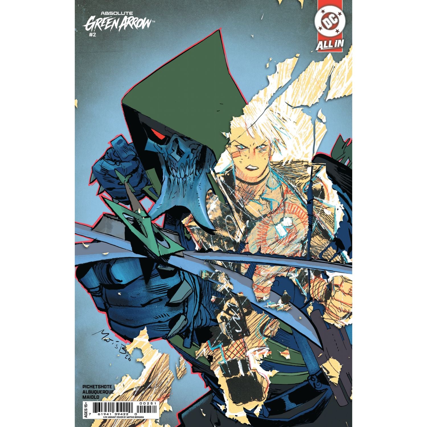 Absolute Green Arrow: #2 [Matias Bergara CVR E - 1:25] 2026 Comics DC Comics