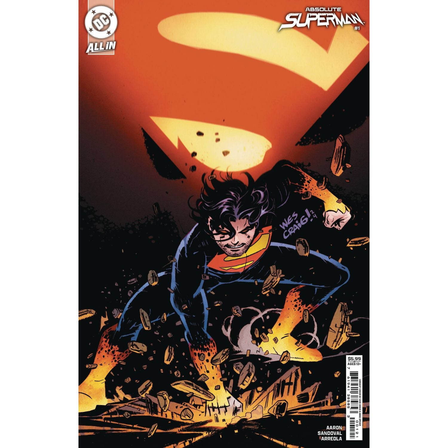Absolute Superman: #1 [Wes Craig CVR B] 2024 Comics DC Comics