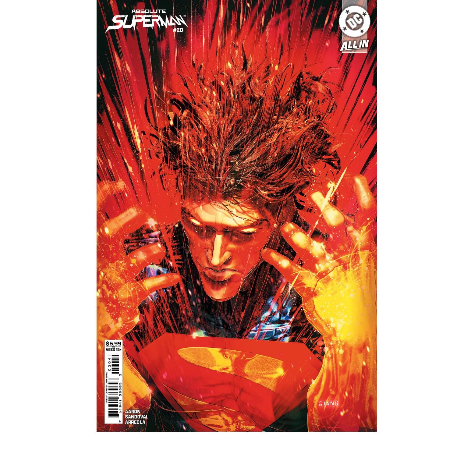 Absolute Superman: #20 [John Giang CVR D] 2024 Comics DC Comics