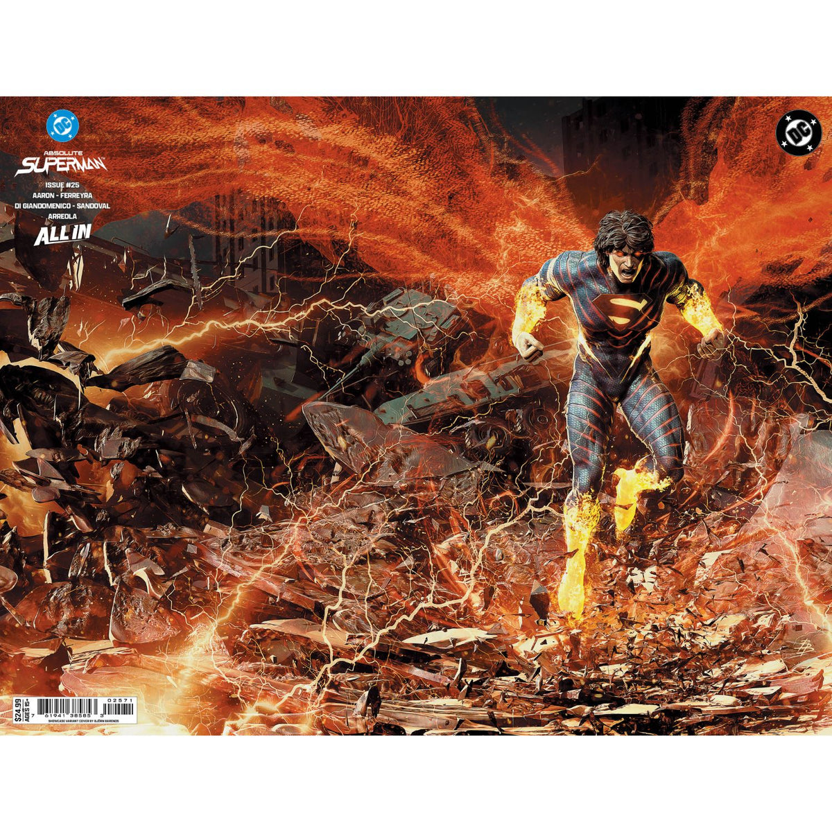Absolute Superman: #25 [Bjorn Barends Foil Wrap CVR G] 2026 Comics DC Comics