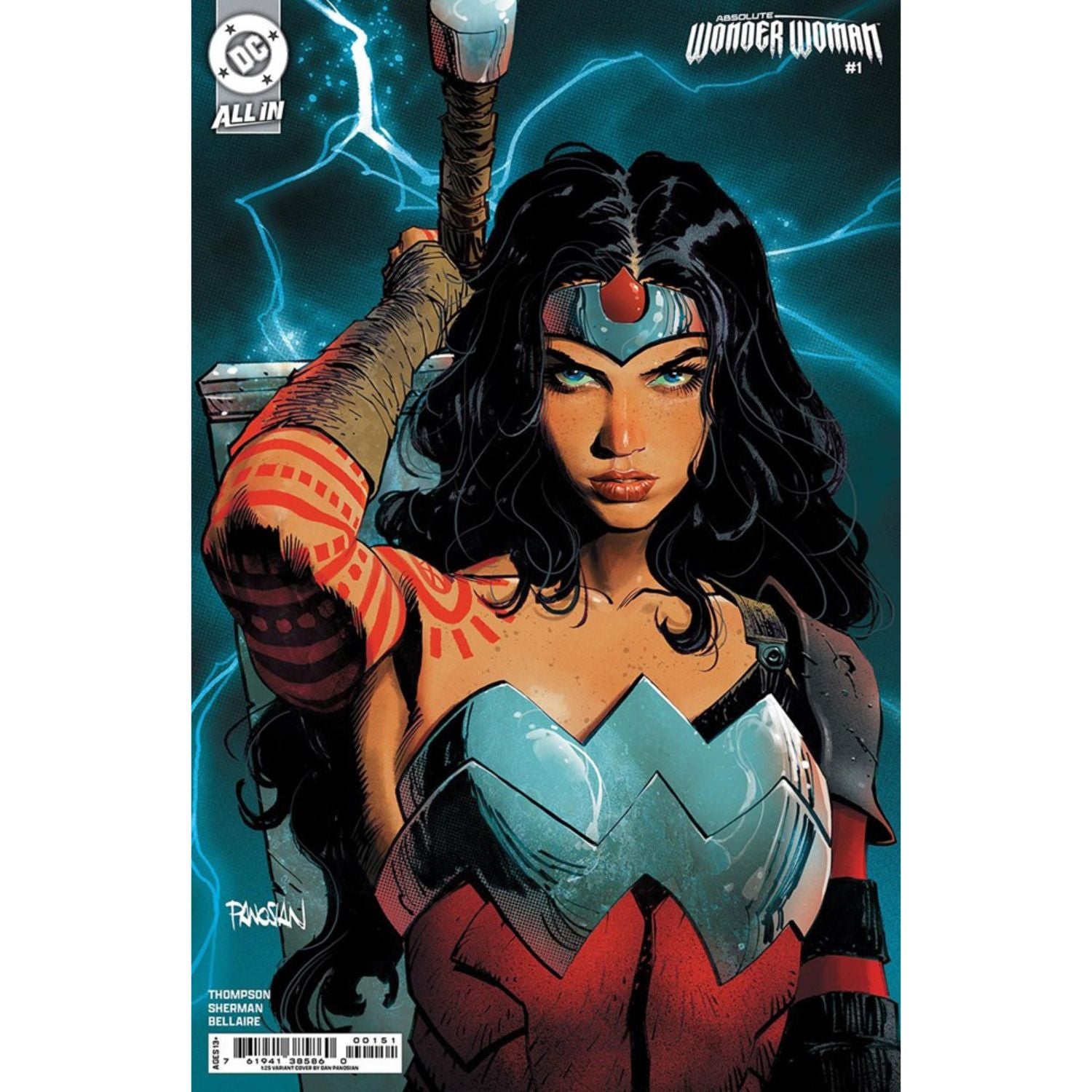 Absolute Wonder Woman: #1 [Dan Panosian RI CVR F - 1:25] 2024 Comics DC Comics