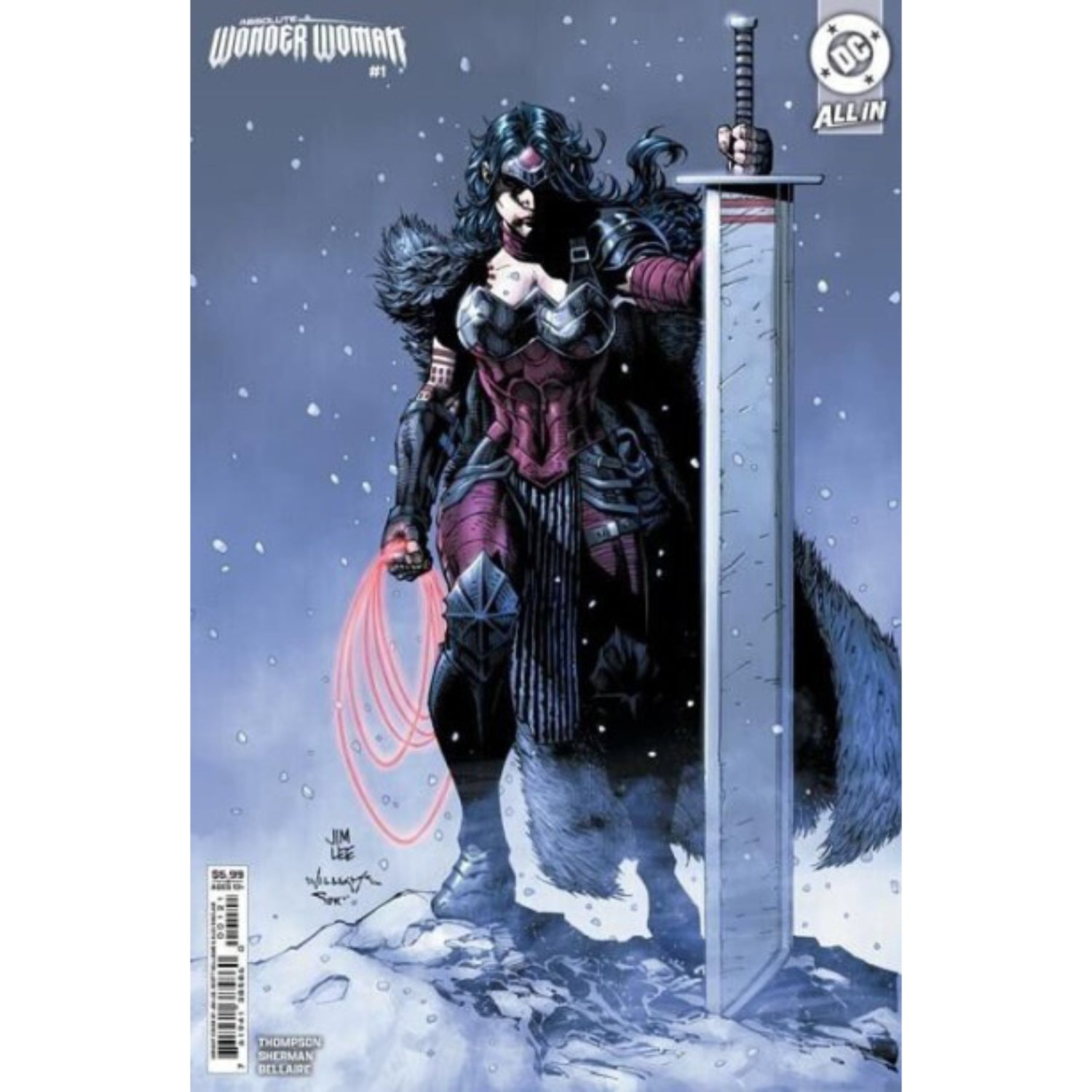 Absolute Wonder Woman: #1 [Jim Lee CVR C] 2024 Comics DC Comics